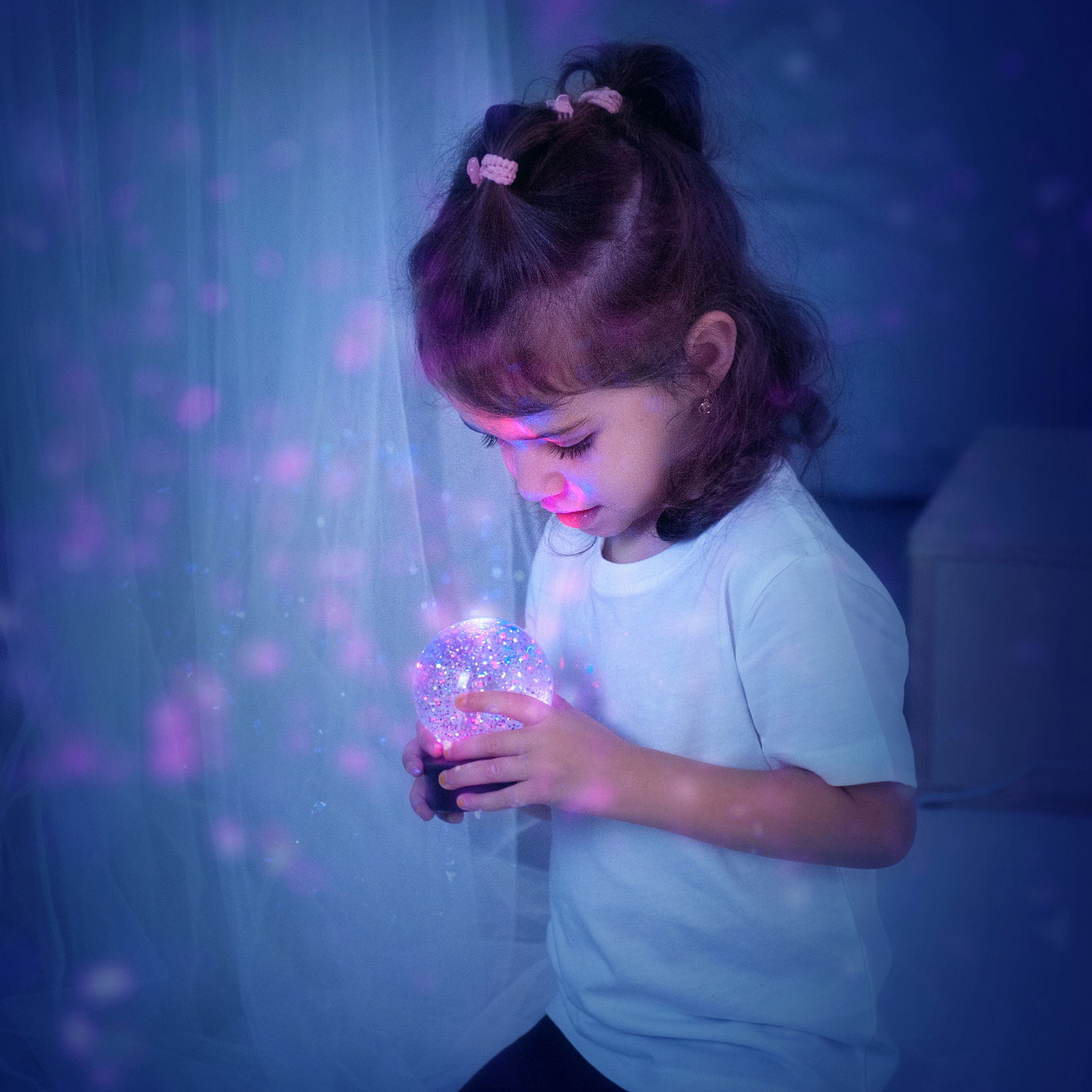 LED Zauber-Glitzerball