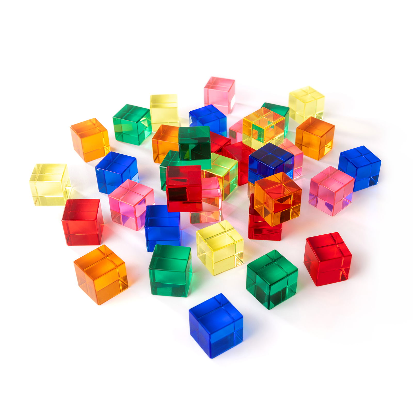 Shine blocs acryliques Maxi, lot de 36