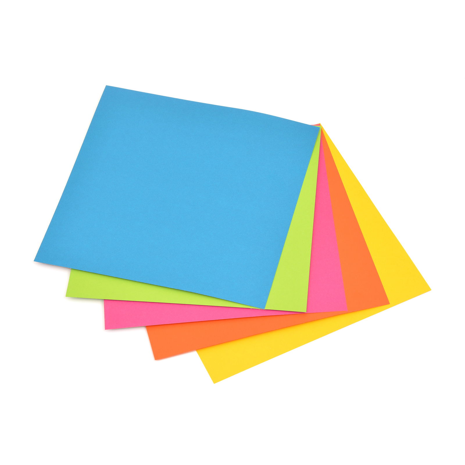 Faltblätter Duo-Color, 15x15cm, 80 Blatt, 5 Farben