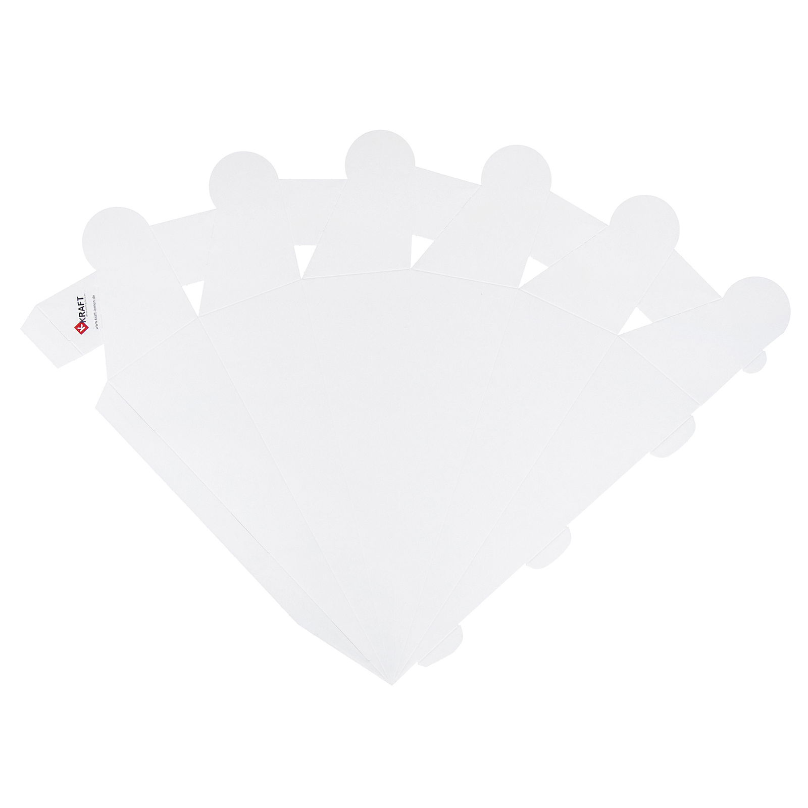 Šolski stožec prazen, 30 cm, zapiranje z rozetno zaponko Šolski stožec prazen, 30 cm, zapiranje z rozetno zaponko