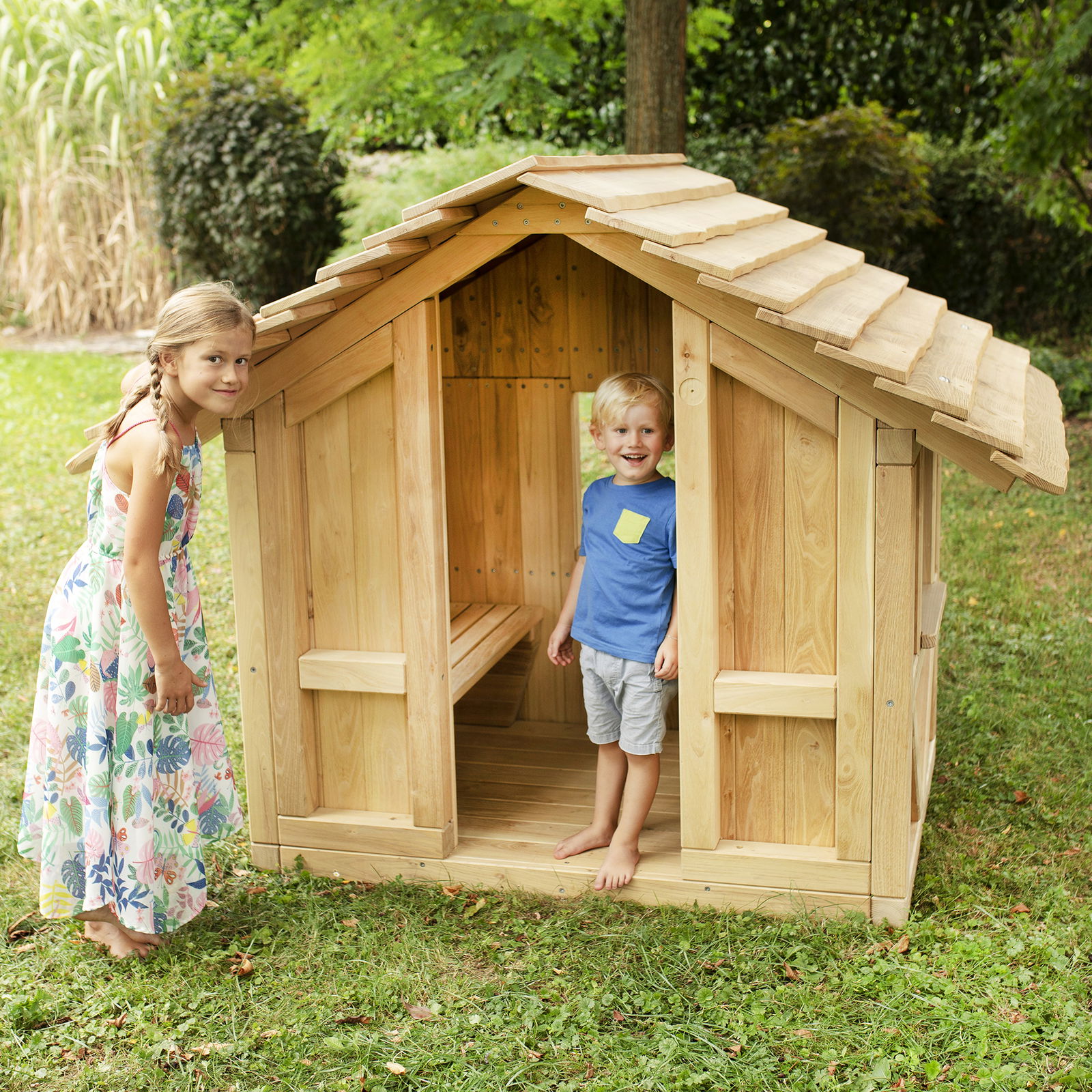 Igraonica s terasom za vrt, drvena Igraonica s terasom za vrt, drvena