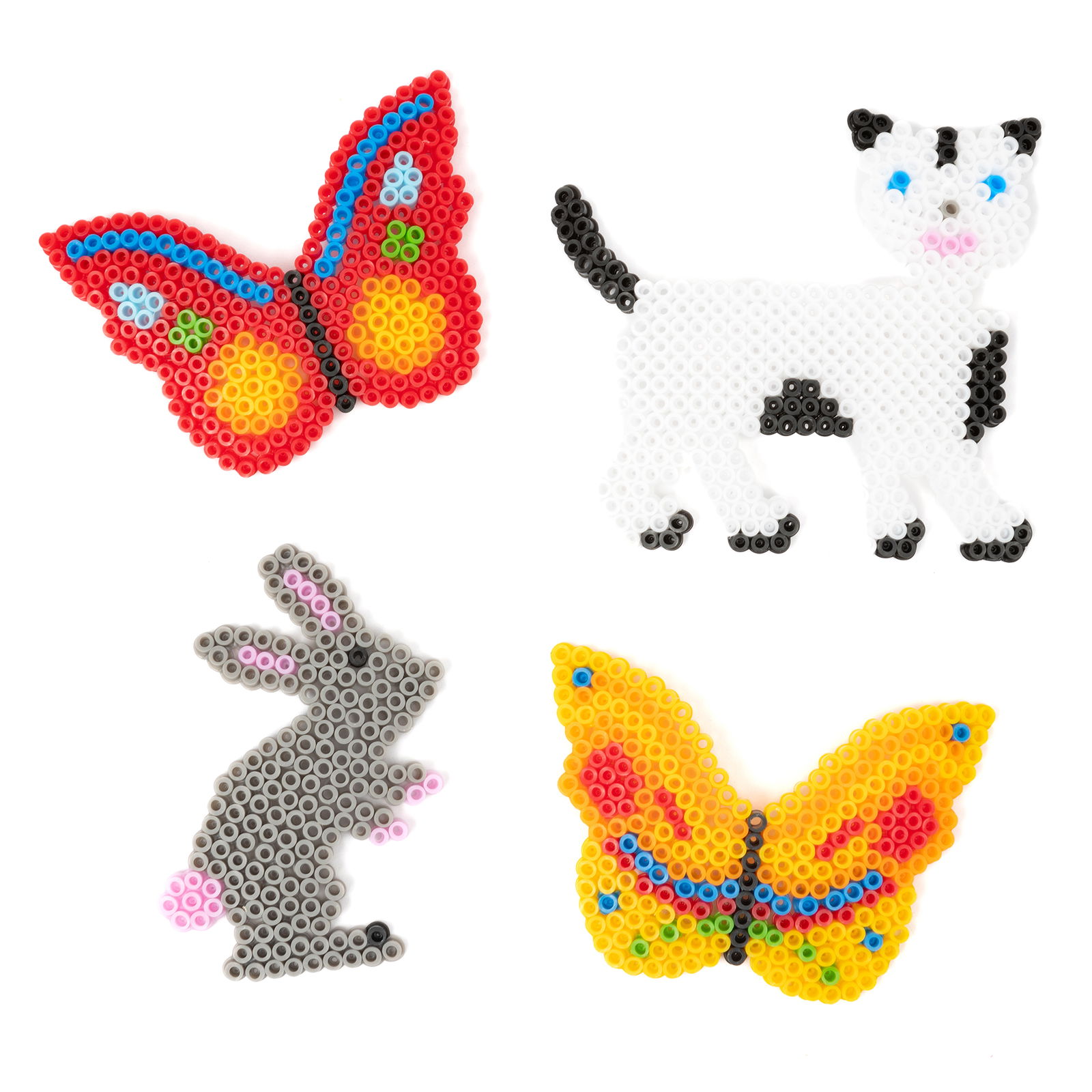 Placas para cuentas para planchar, set de 12 motivos Placas para cuentas para planchar, set de 12 motivos