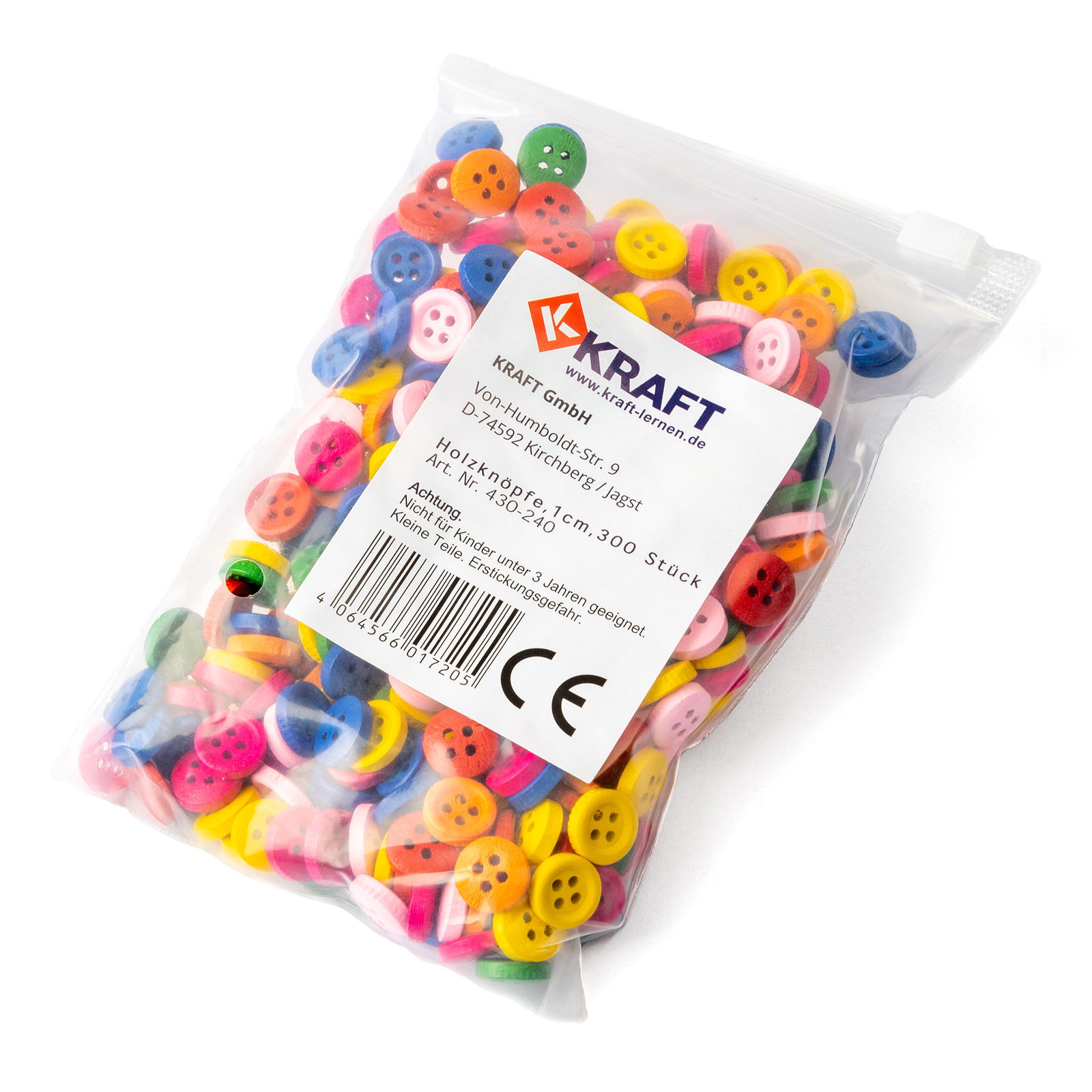 Koka pogas, 1 cm, 300 gab. komplekts Koka pogas, 1 cm, 300 gab. komplekts