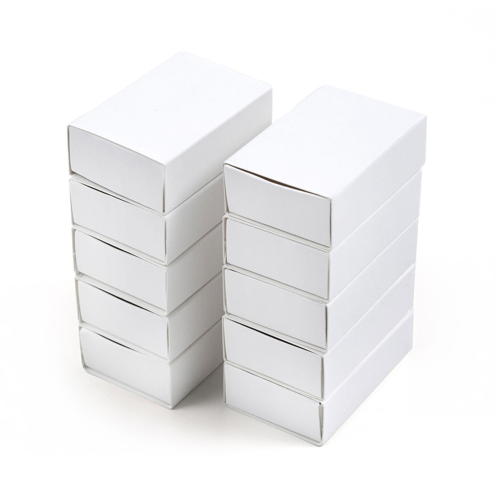 Streichholzschachteln blanko, weiß, XL, 8er Set