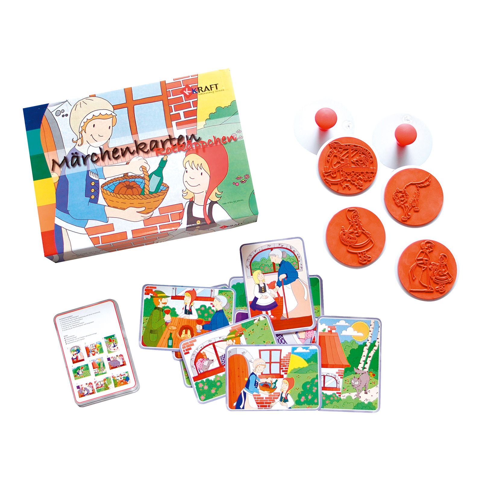 Karty z bajkami Czerwony Kapturek Karty z bajkami Czerwony Kapturek