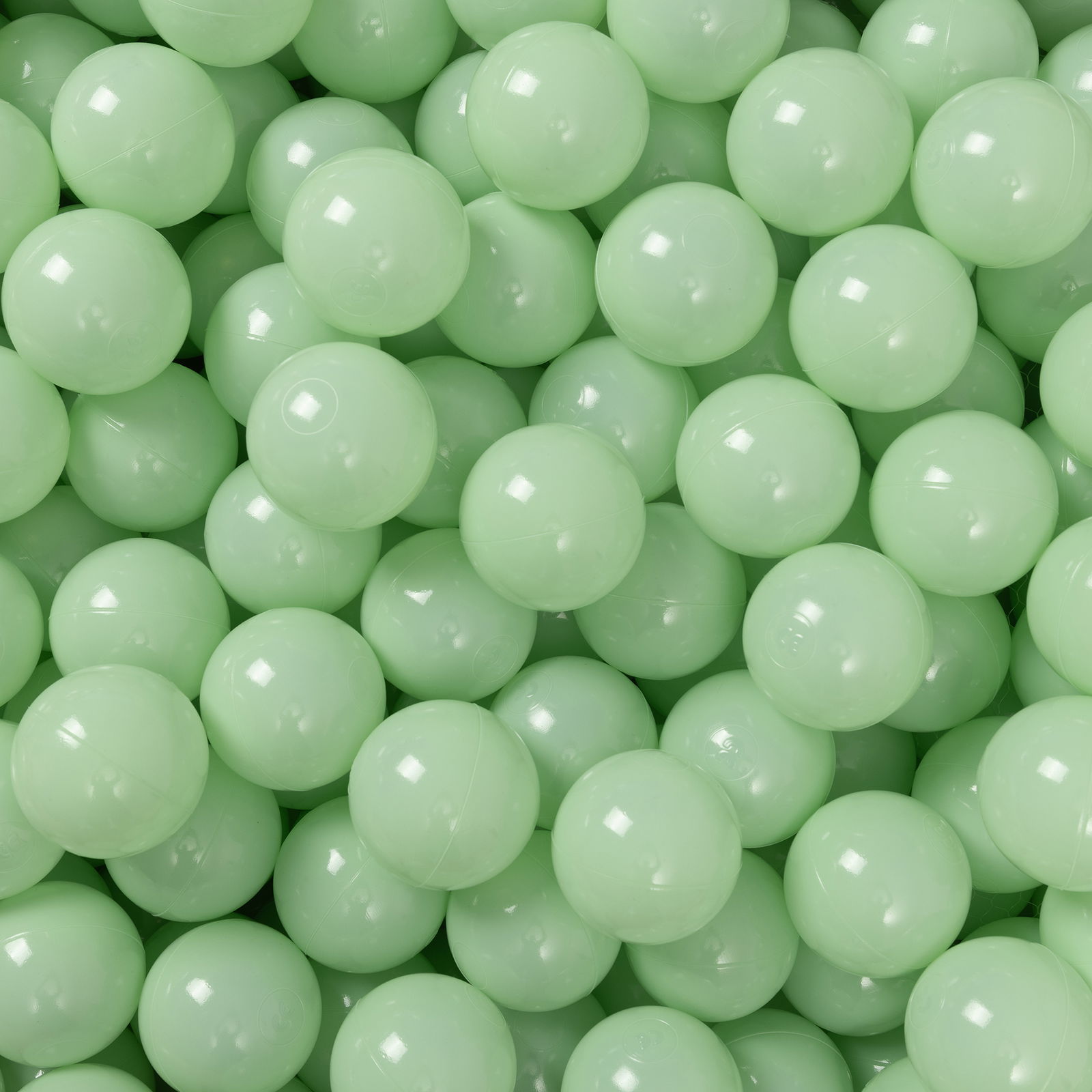 Creamy Bällebad Bälle, 7 cm, pastellfarben, 300er Set