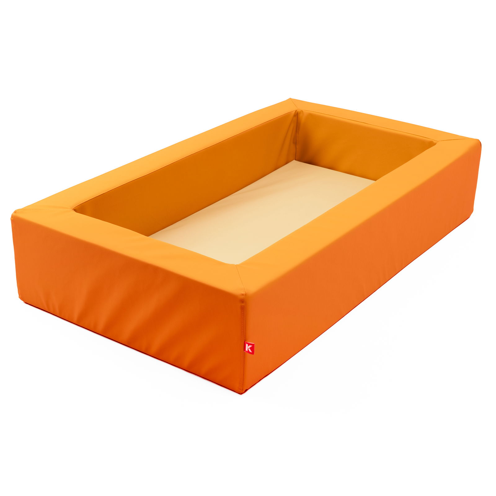 Schaumstoffbett orange