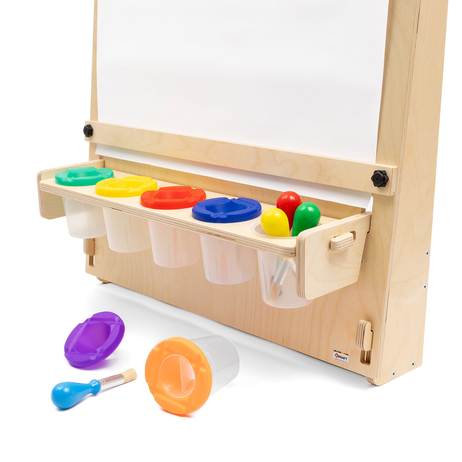 Caballete de pared con soporte para papel Caballete de pared con soporte para papel