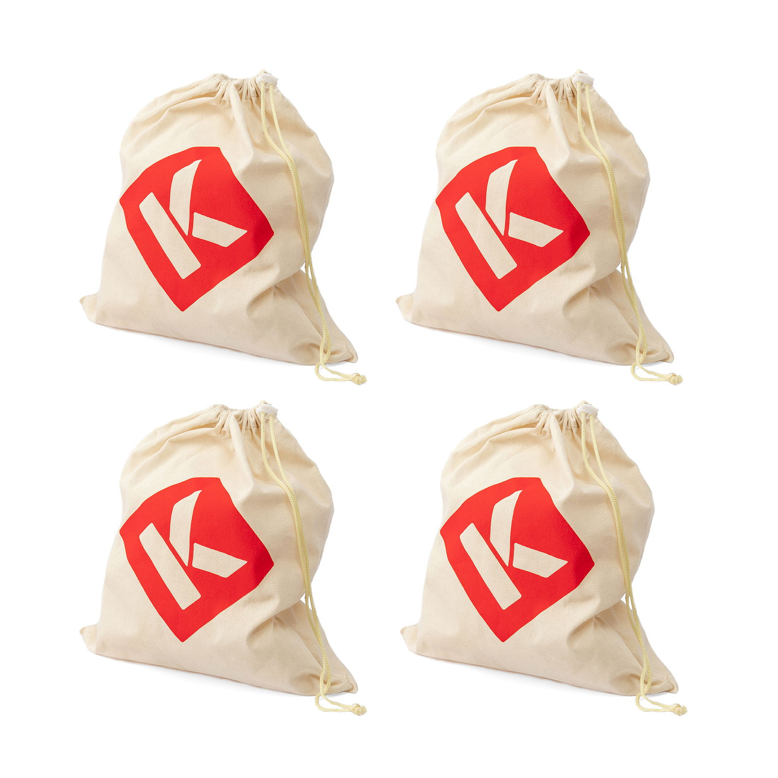 Baumwollbeutel klein, 4er Set