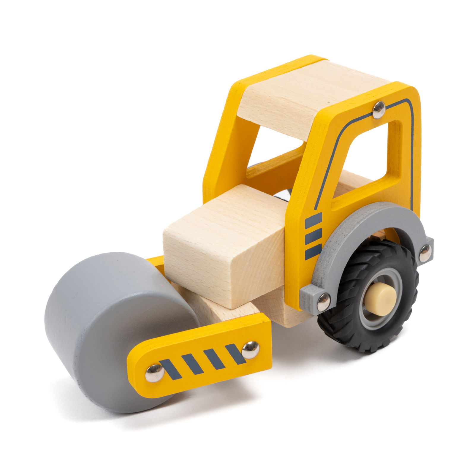 Baufahrzeuge aus Holz, 3er Set