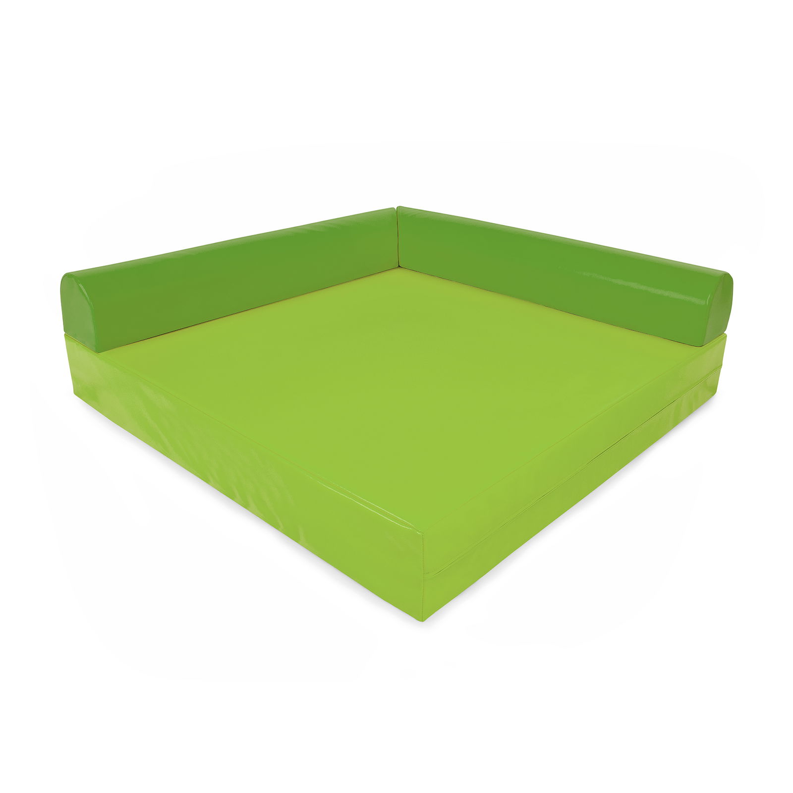 Kutak za maženje Kvadrat 140x140x20, KL, zelena/svijetlozelena