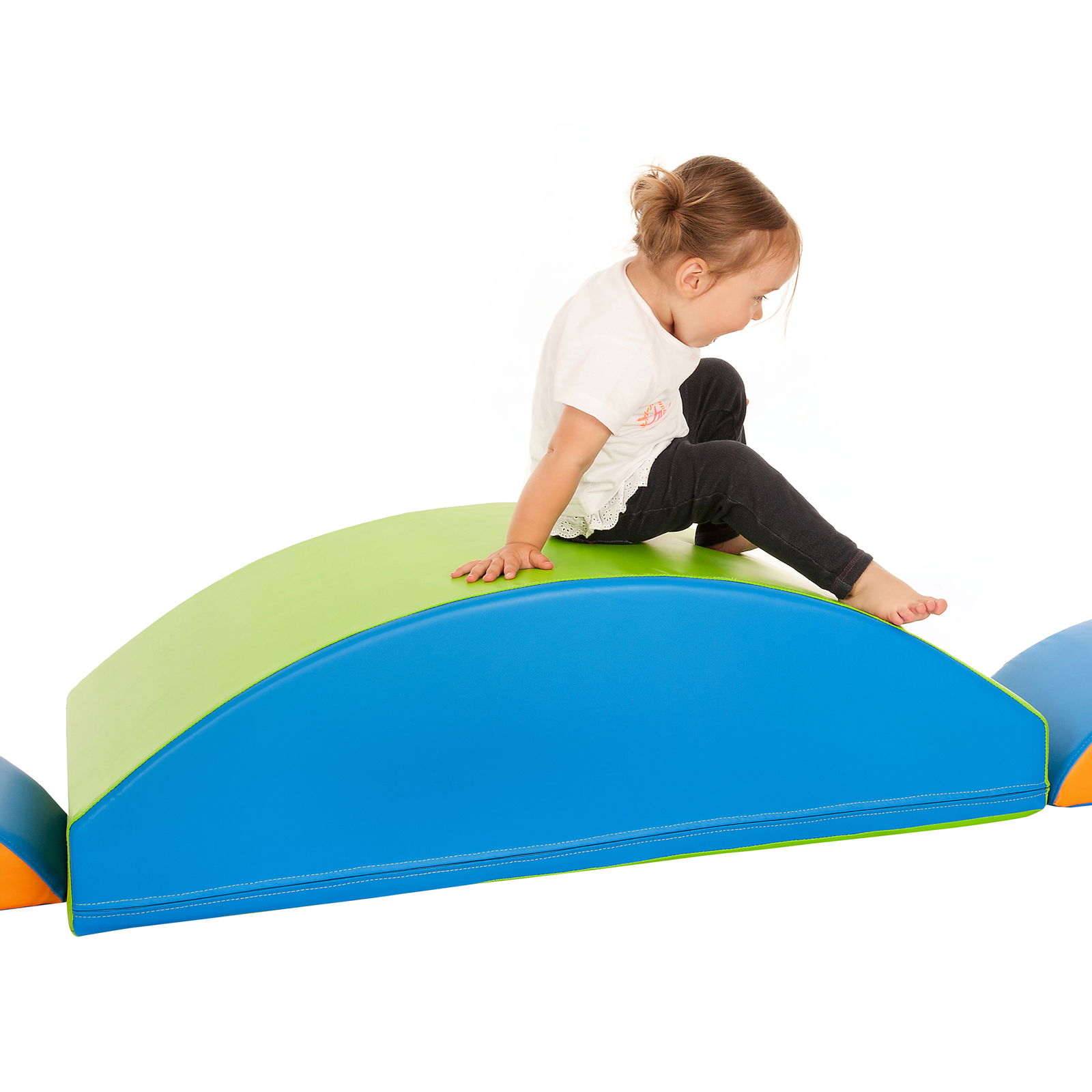 Velká houpačka/kladka zelená/modrá Velká houpačka/kladka zelená/modrá