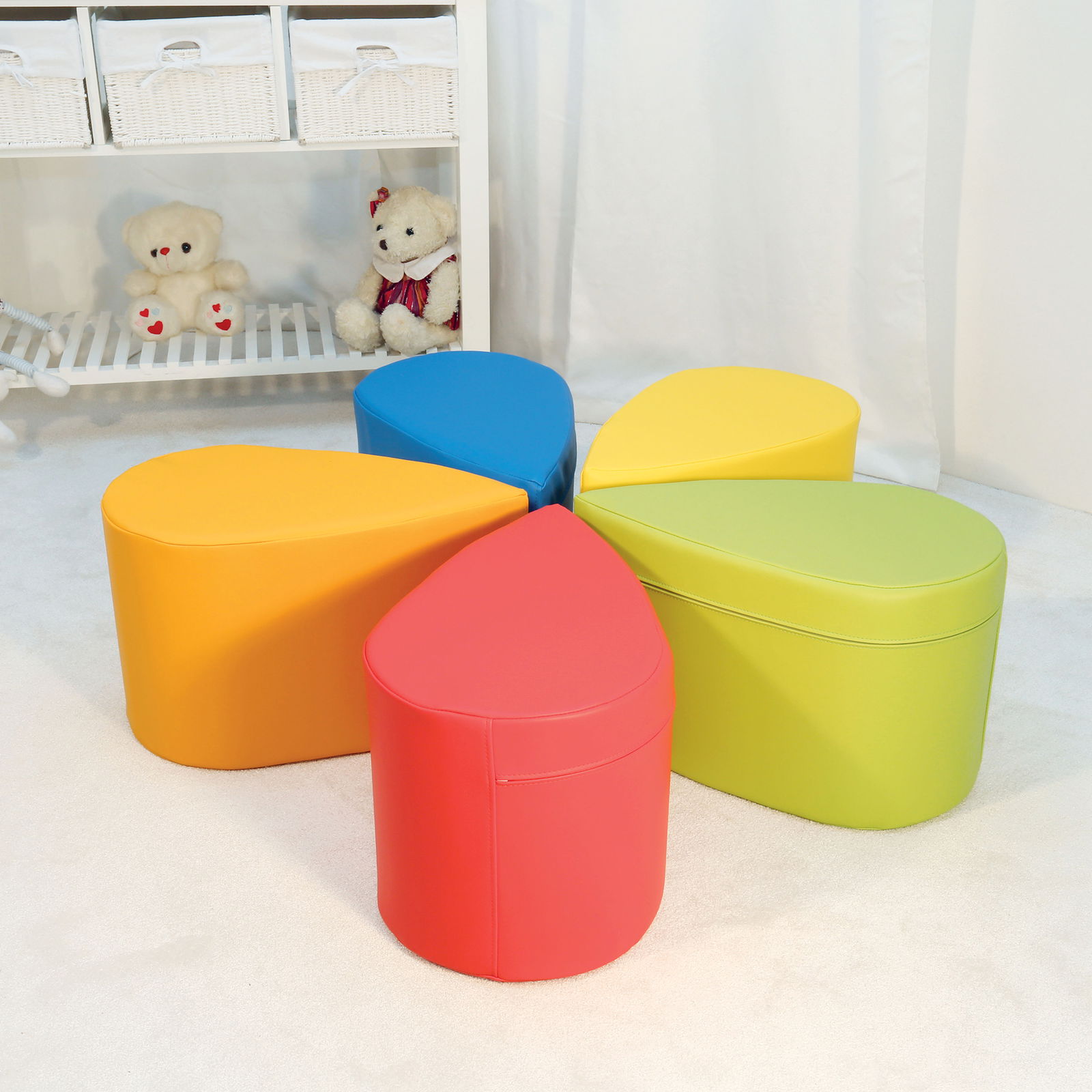 Blütenblätter bunt, 5er Set Blütenblätter bunt, 5er Set
