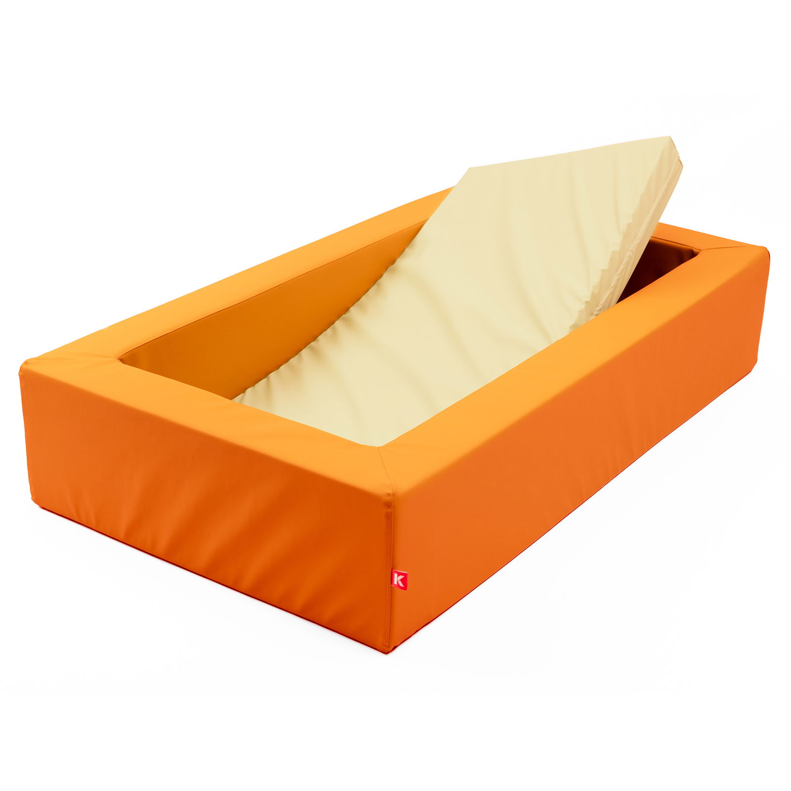 Schaumstoffbett orange