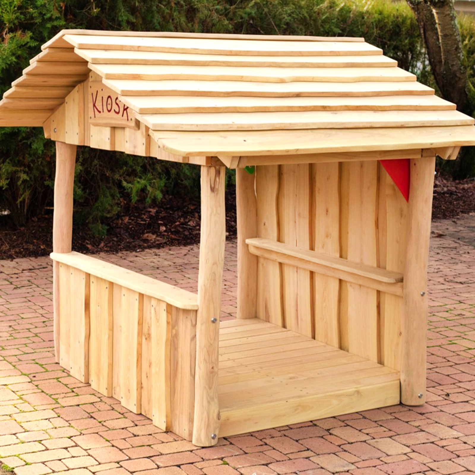 Playhouse Kiosk for the Garden, Wood Playhouse Kiosk for the Garden, Wood