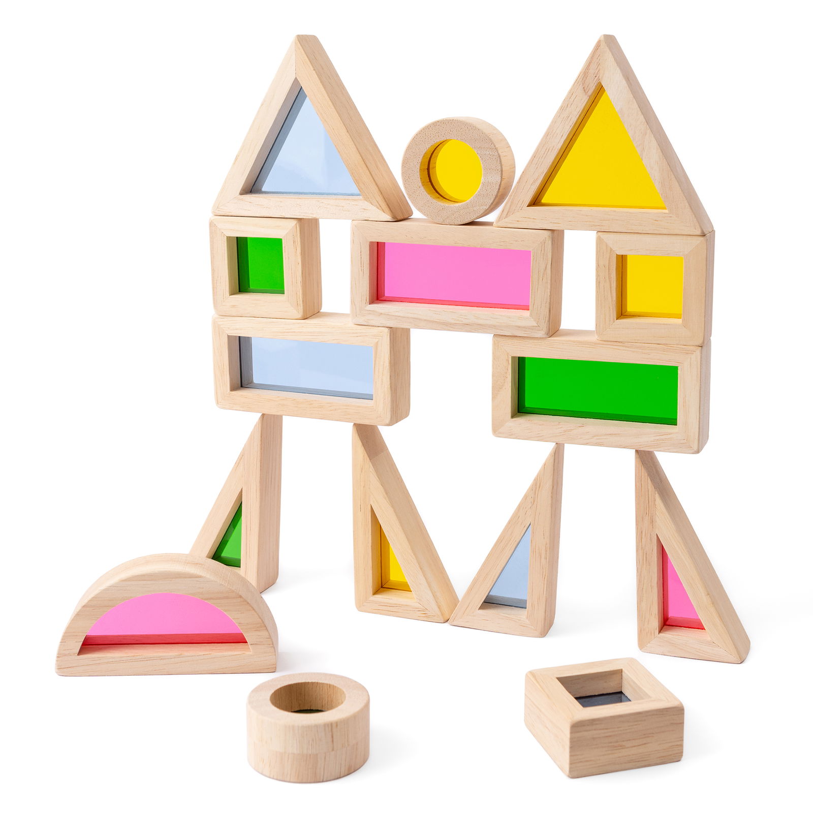 Geolook & Shine Acryl-Bausteine, 80er Set