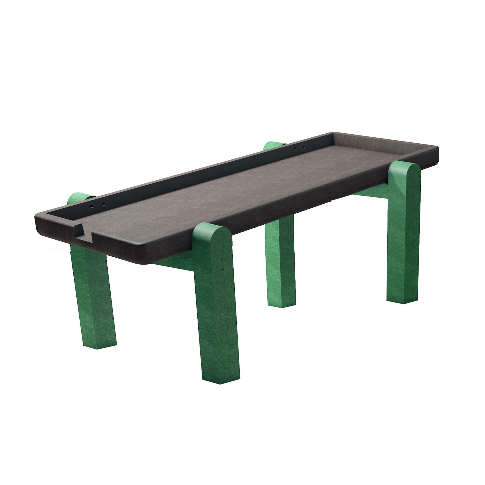 Wasserspielanlage Abschlusstisch, Recycling-Kunststoff