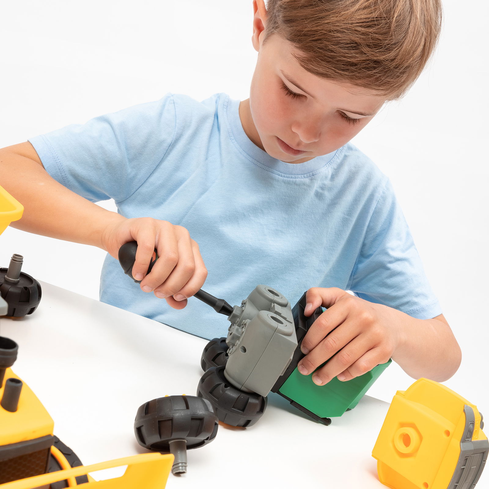 Construction vehicle, garbage truck Construction vehicle, garbage truck