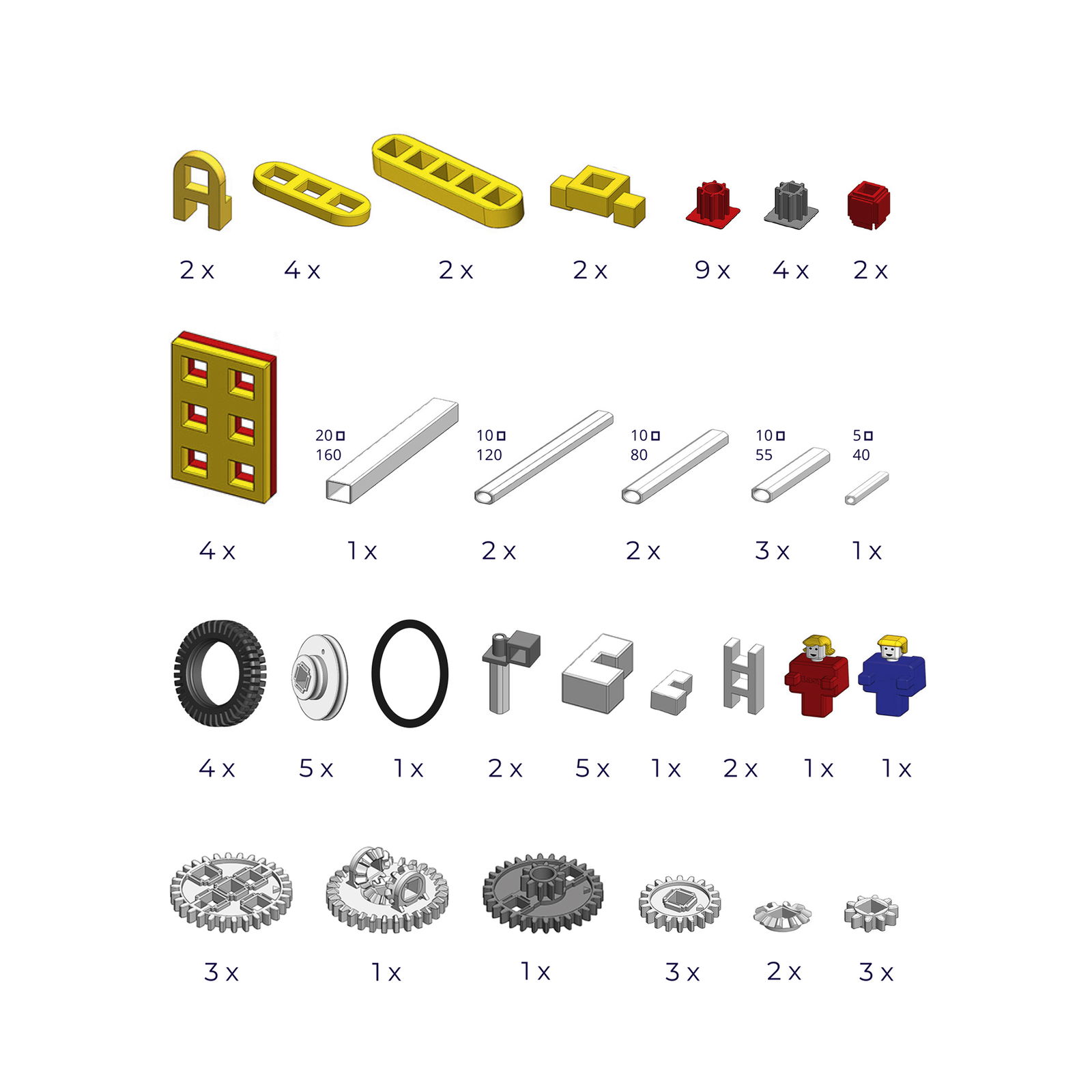 K-TEC Getriebe 7+, 73er Set K-TEC Getriebe 7+, 73er Set
