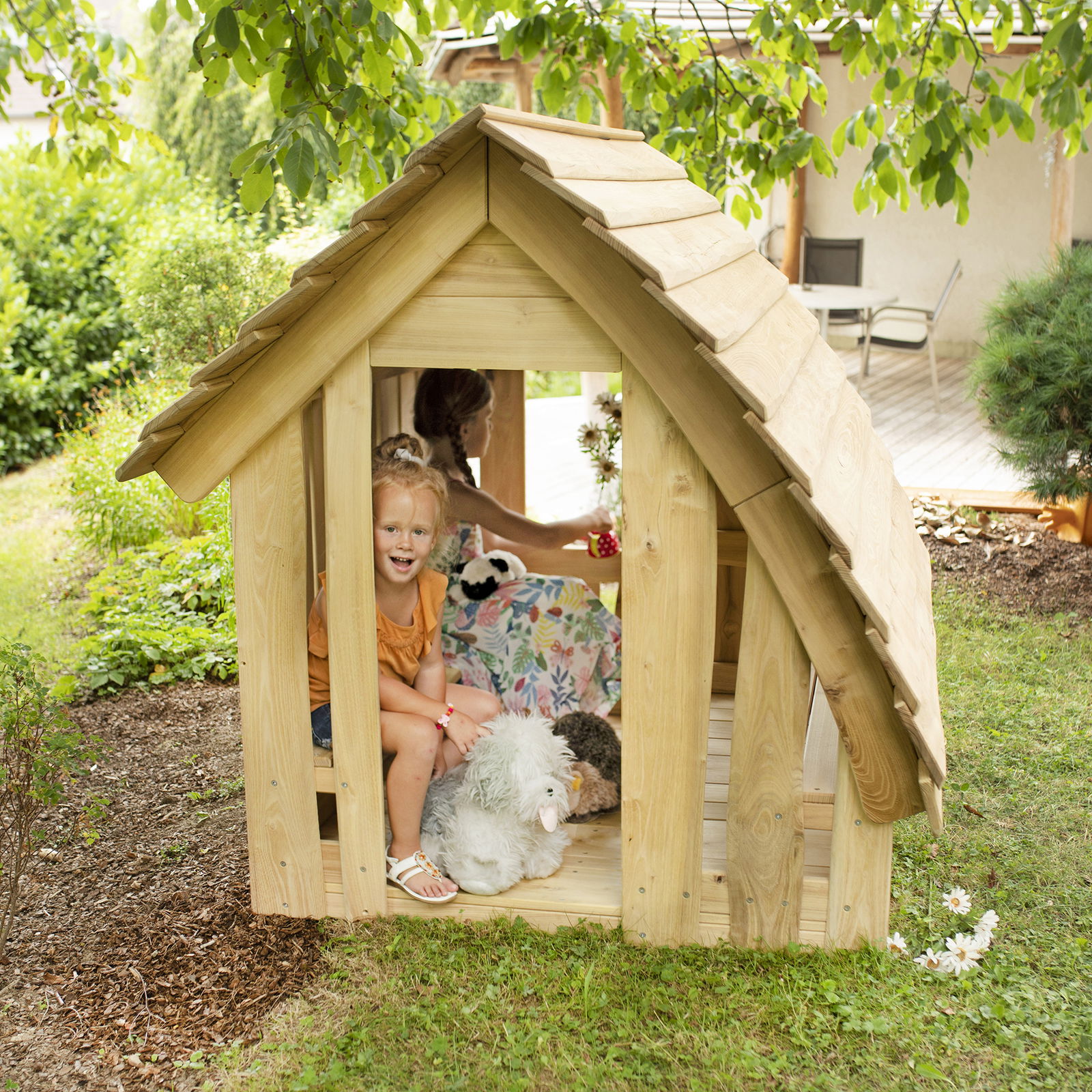 Playhouse Forest Cabin for the Garden, Wood Playhouse Forest Cabin for the Garden, Wood