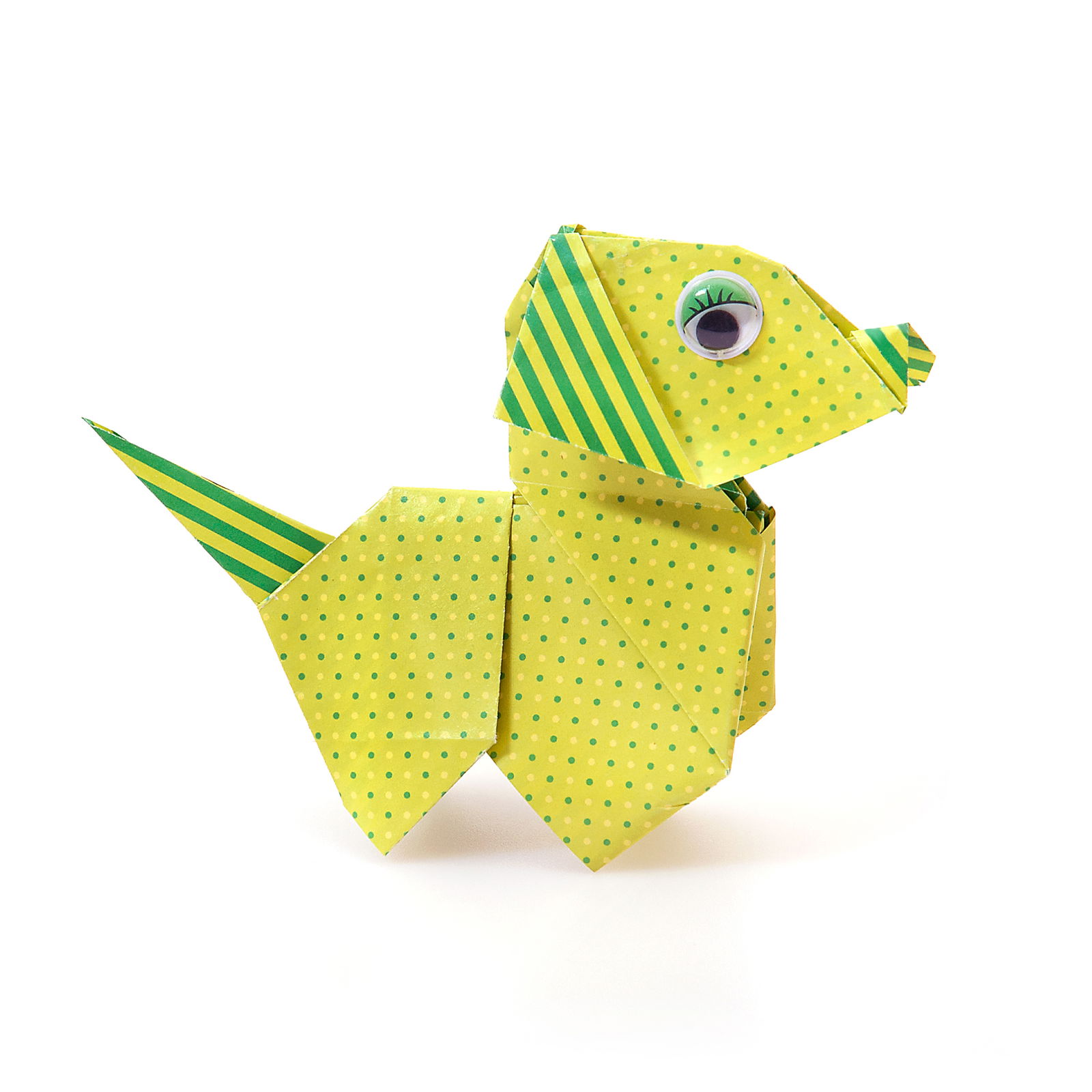 Origami Pünktchen u. Streifen, 20x20cm, 32 Blatt, 4 Far