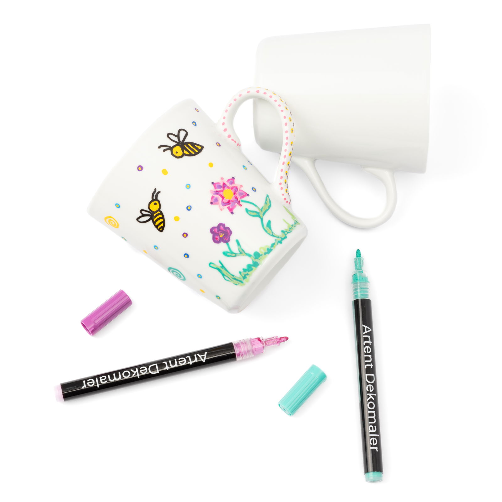 Artent Pintura Decorativa, Set de 12 rotuladores acrílicos, Pastel Artent Pintura Decorativa, Set de 12 rotuladores acrílicos, Pastel