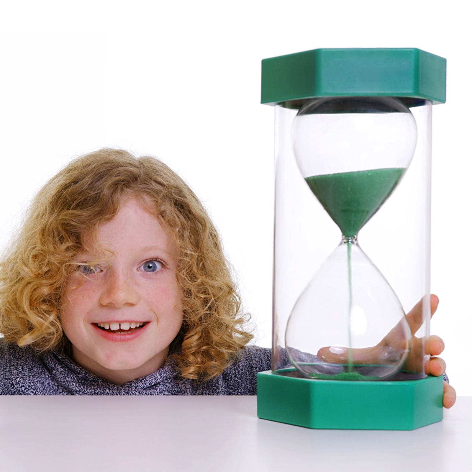 Zestaw 3 dużych klepsydr Jumbo - 1, 3, 5 minut Zestaw 3 dużych klepsydr Jumbo - 1, 3, 5 minut