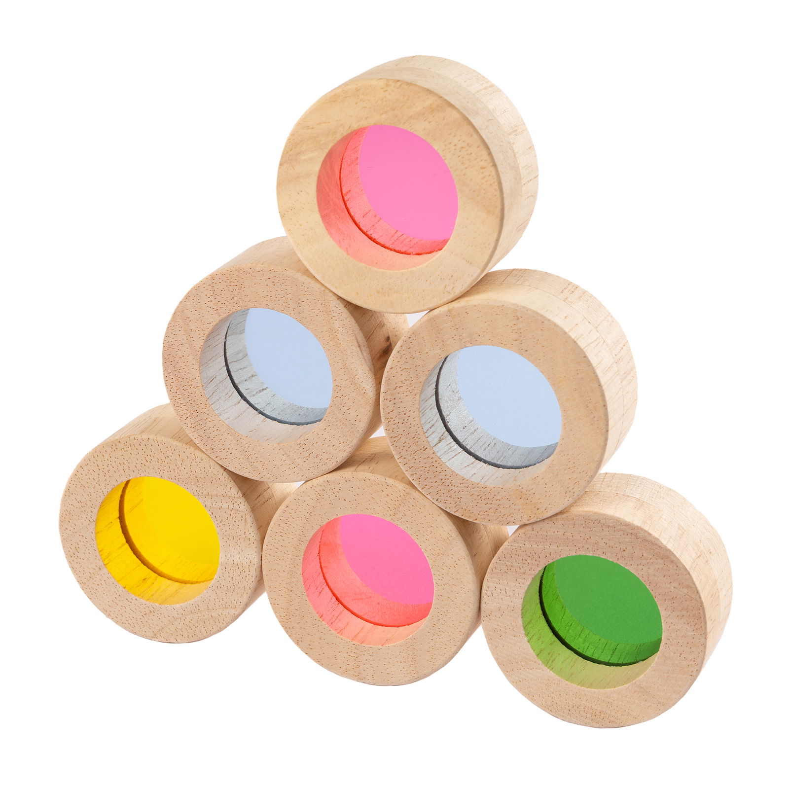 Geolook Klocki z okienkami, zestaw 40 sztuk Geolook Klocki z okienkami, zestaw 40 sztuk