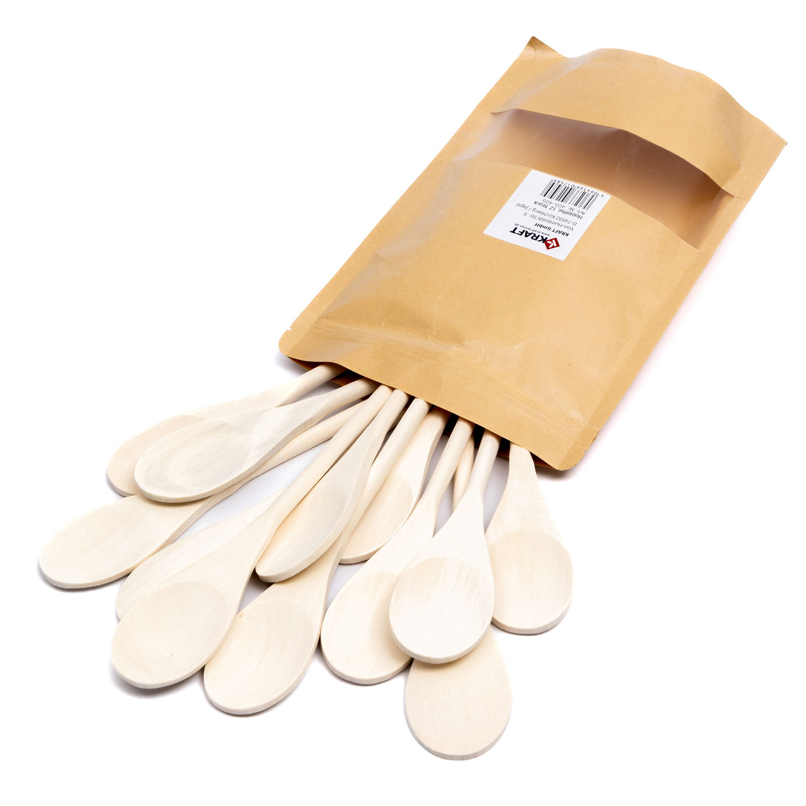 Holzlöffel, 12er Set