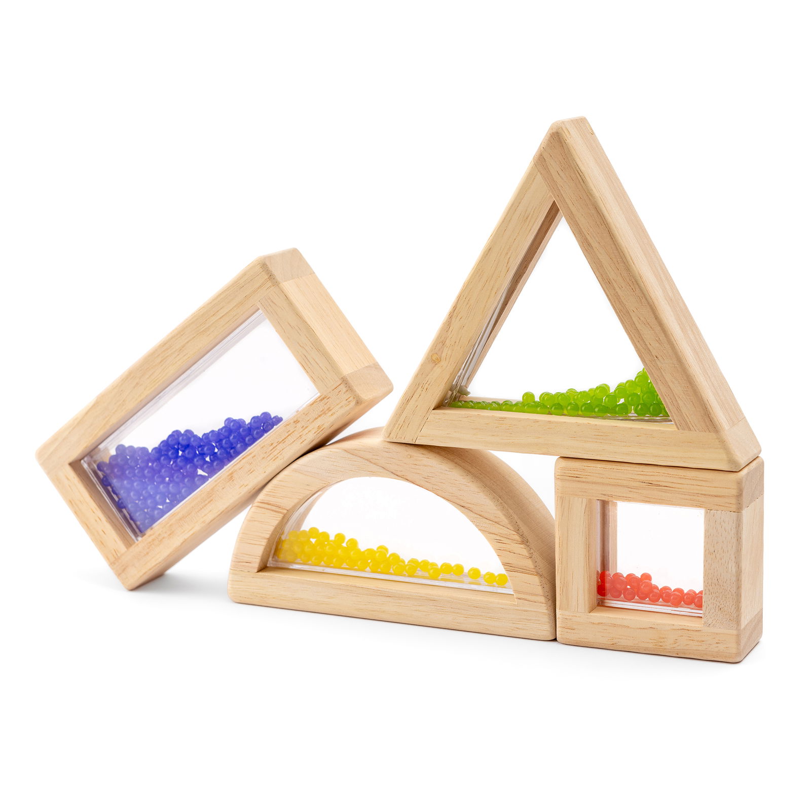 Bloques sensoriales Geolook, set de 16 Bloques sensoriales Geolook, set de 16