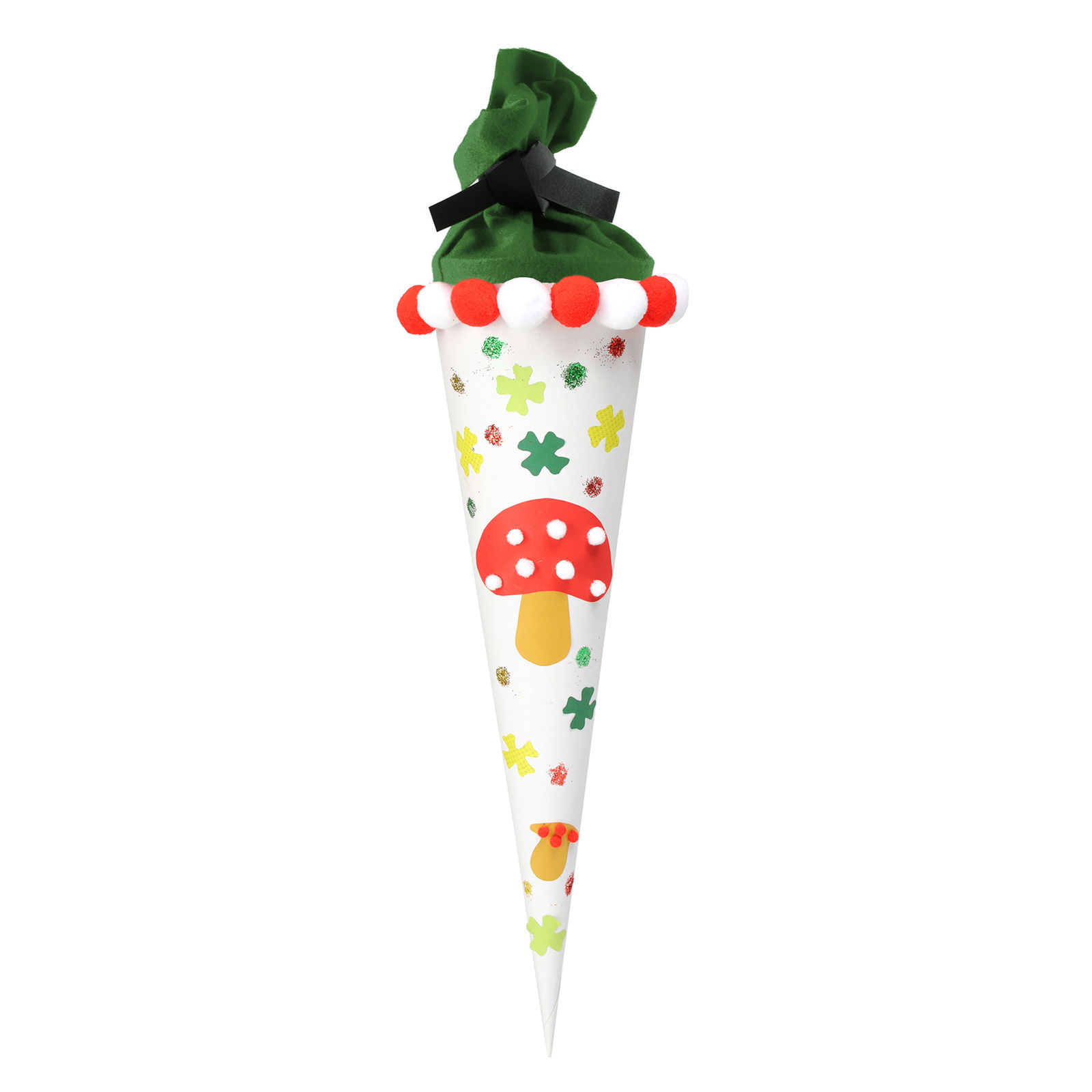 Schultüten 70cm, mit Verschluss, 5er Set, weiß