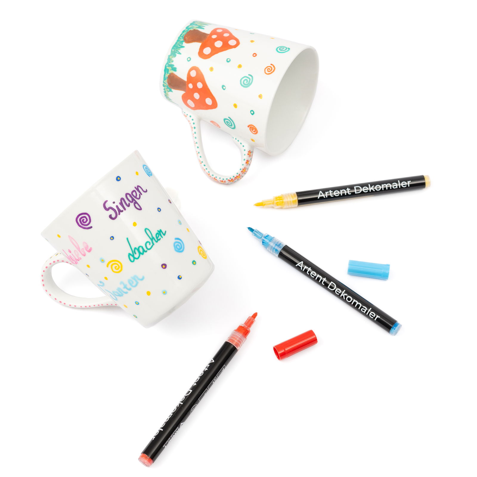 Artent decorative marker, 12-piece acrylic pen set, Basic Artent decorative marker, 12-piece acrylic pen set, Basic