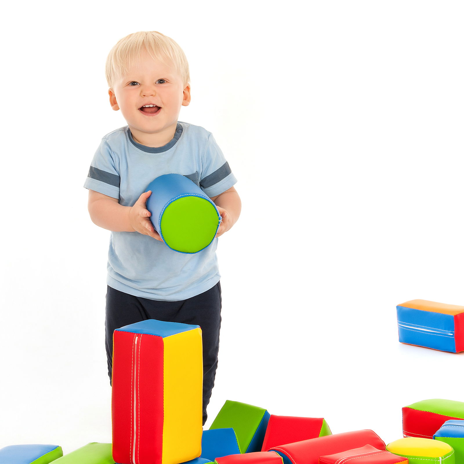 Piankowe klocki U3, zestaw 34 sztuki Piankowe klocki U3, zestaw 34 sztuki