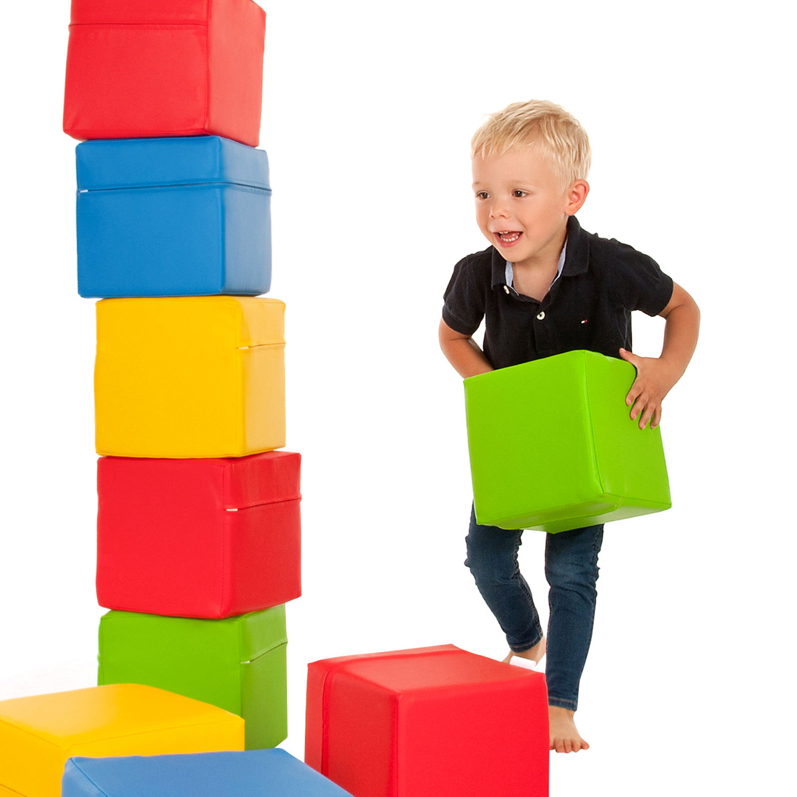 Bloques de espuma Cube, set de 12 Bloques de espuma Cube, set de 12