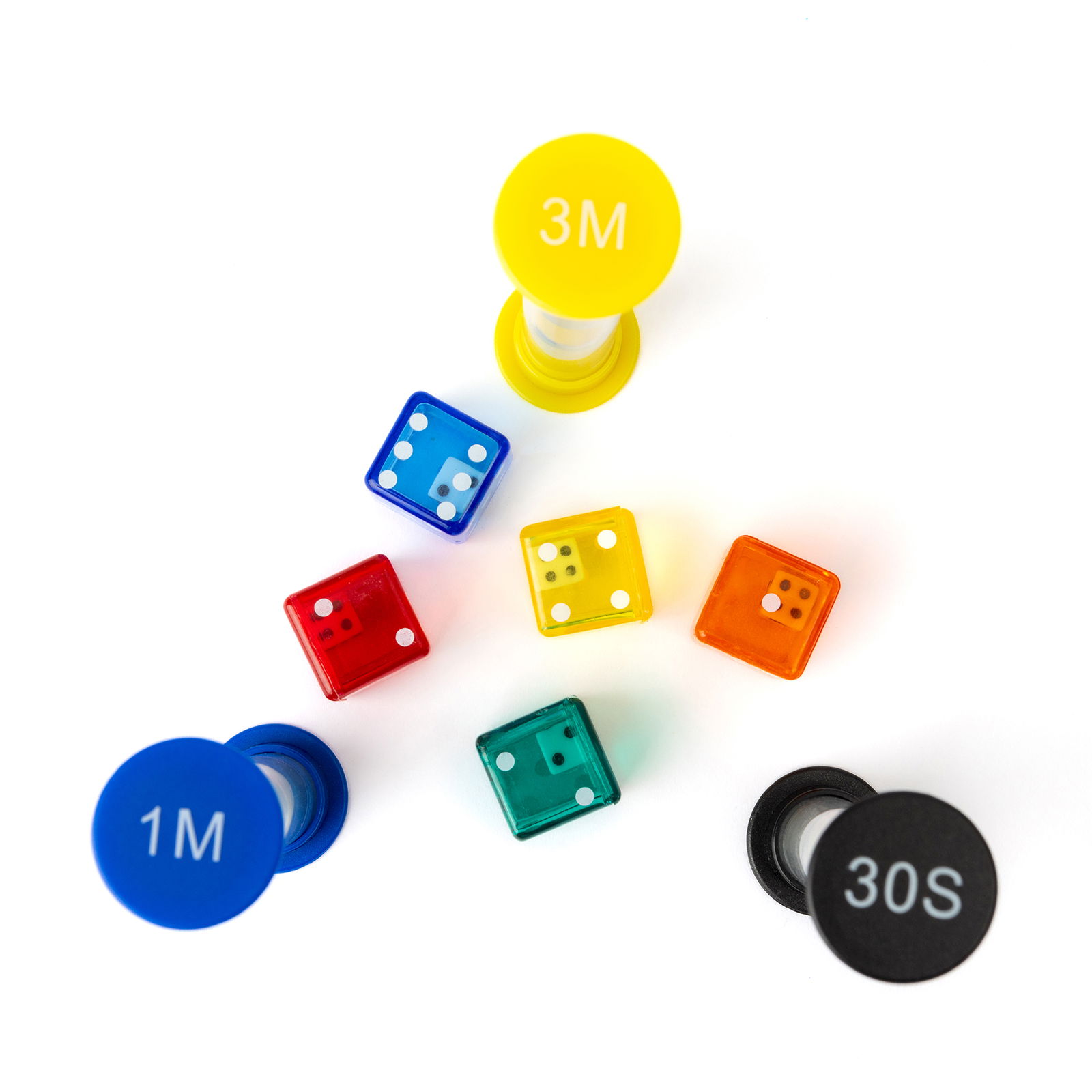 Mini pješčani satovi, set od 3 trajanja Mini pješčani satovi, set od 3 trajanja