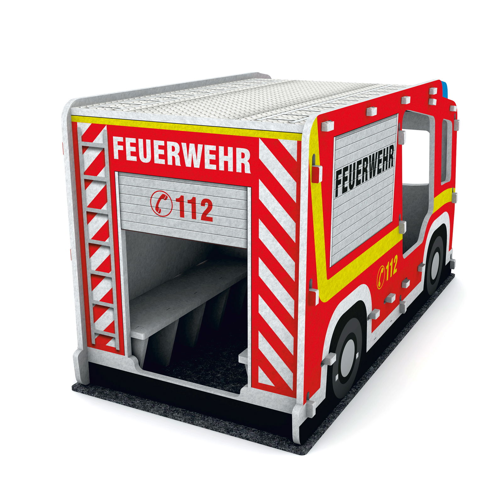 Designed zvuková izolace Hasičské auto Designed zvuková izolace Hasičské auto