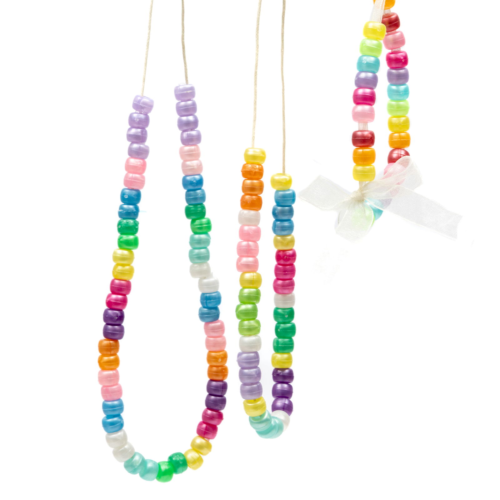 Pērlītes-Kongo, perlamutra krāsas, 550 gab. komplekts