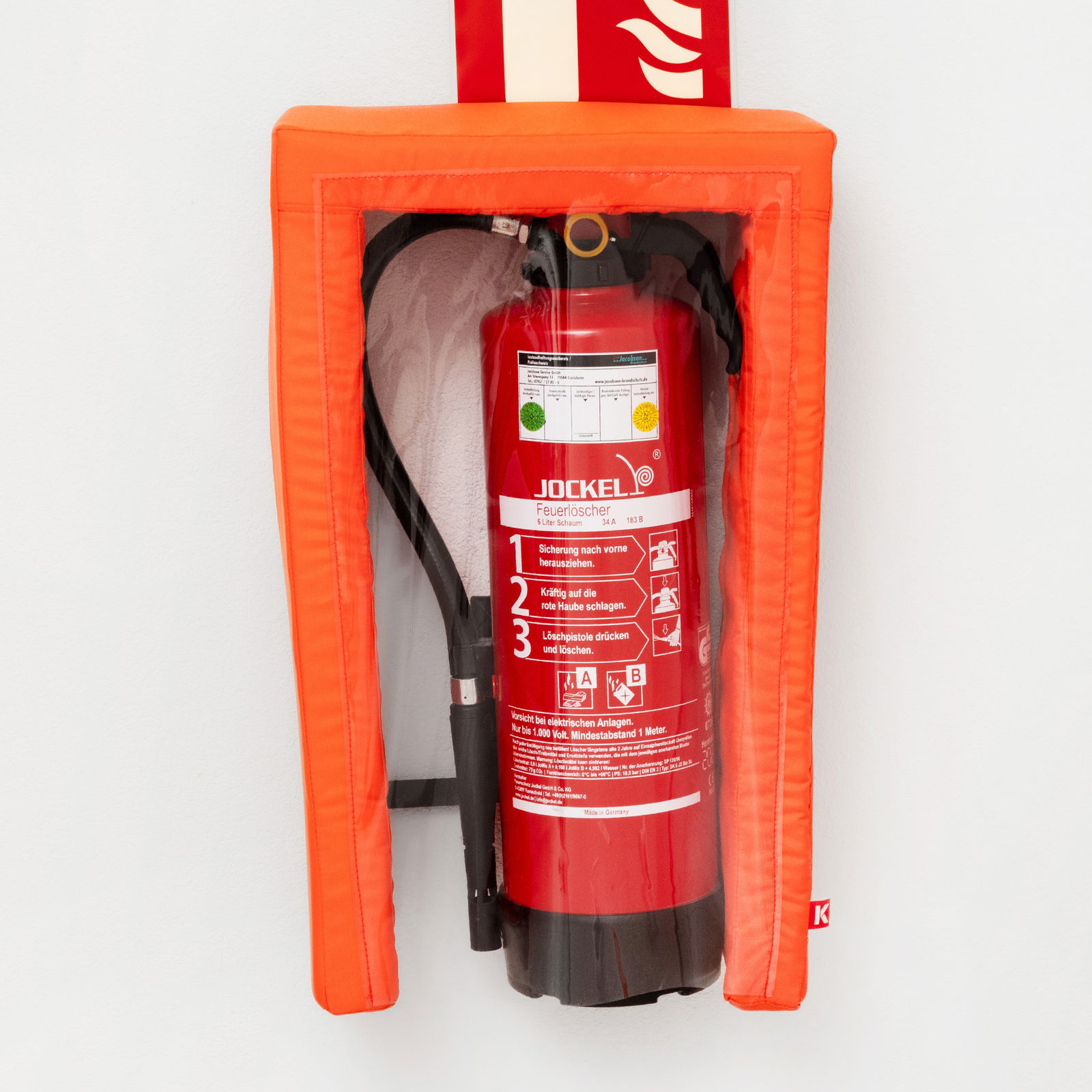 inCase, αφρώδης προστασία για πυροσβεστήρες inCase, αφρώδης προστασία για πυροσβεστήρες