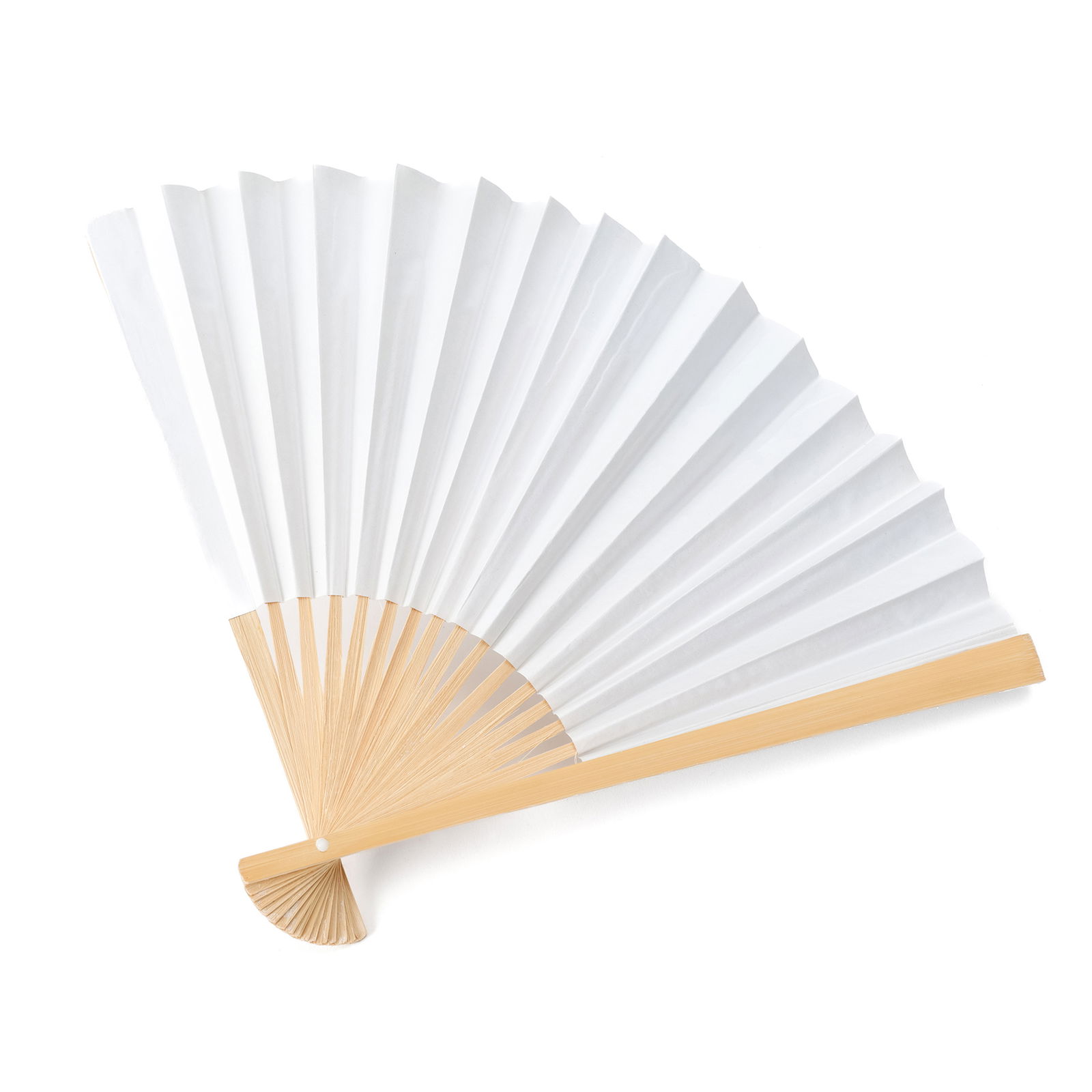 Leques para pintar, em branco, conjunto com 12 Leques para pintar, em branco, conjunto com 12