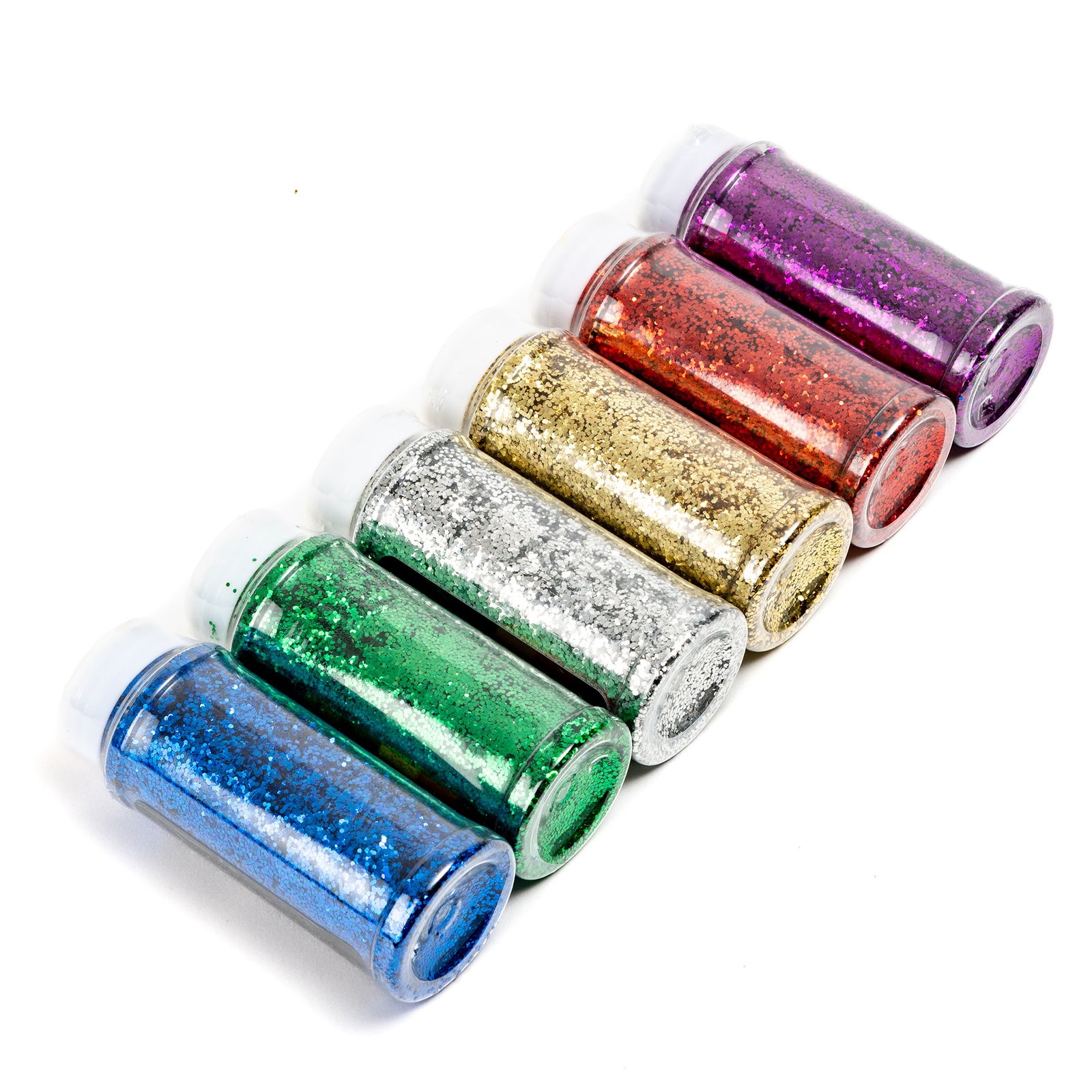 Glitzer, 6 Farben-Set Glitzer, 6 Farben-Set