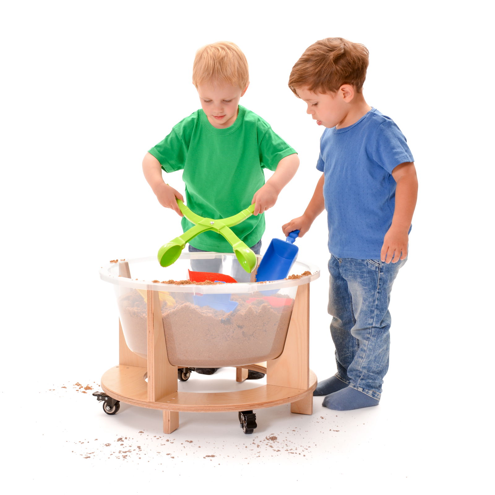 Mobil experimentbassäng, transparent