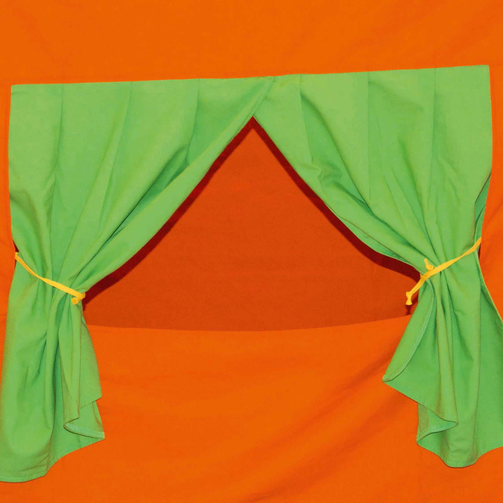 Tischzelt, 120x80cm, orange/grün