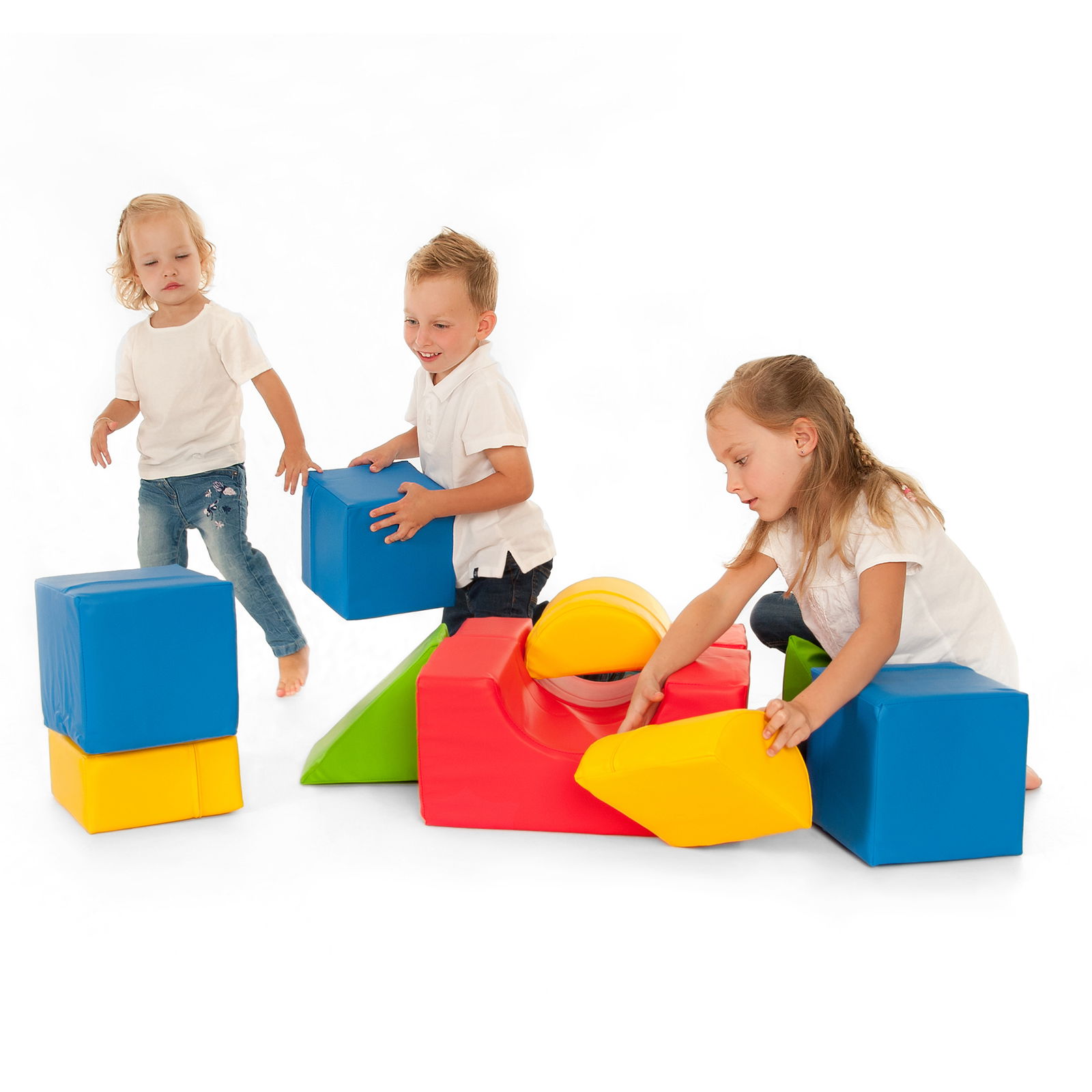 Piankowe klocki XL, zestaw 11 elementów, w tym torba Piankowe klocki XL, zestaw 11 elementów, w tym torba