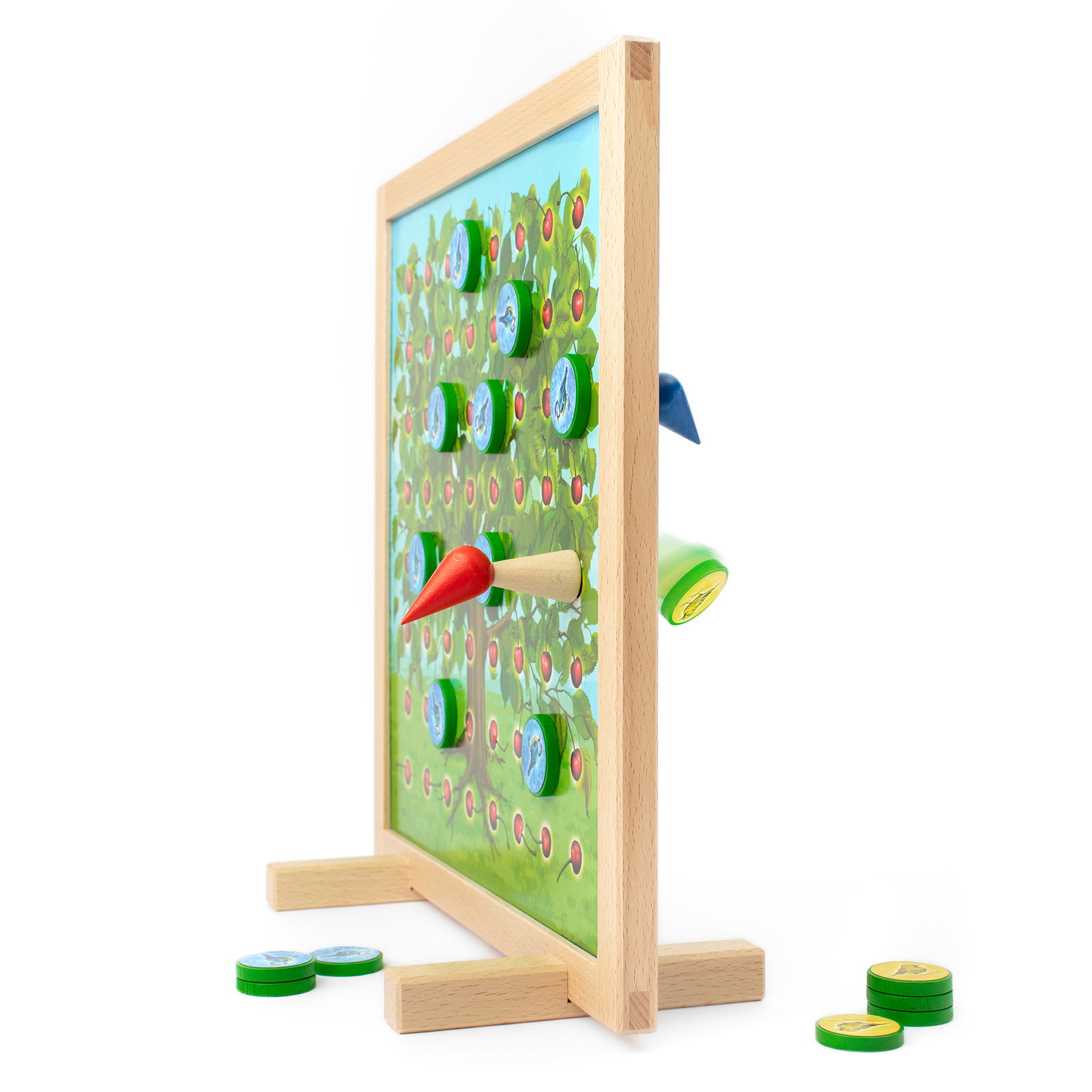 Ladrón de cerezas, en caja de madera Ladrón de cerezas, en caja de madera