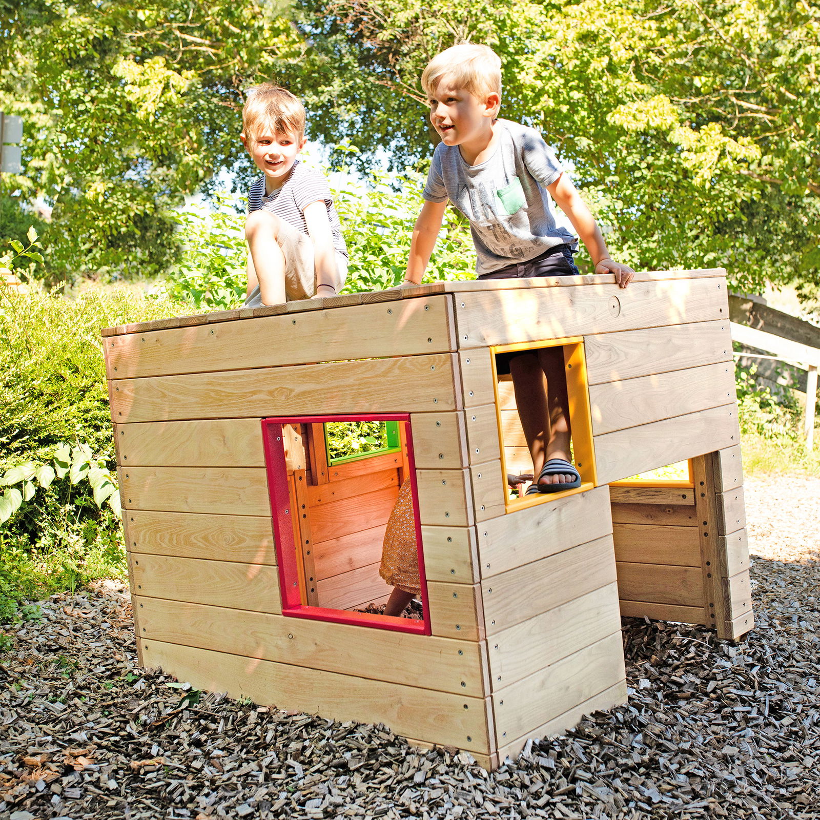 Playhouse Cube for the Garden, Wood Playhouse Cube for the Garden, Wood