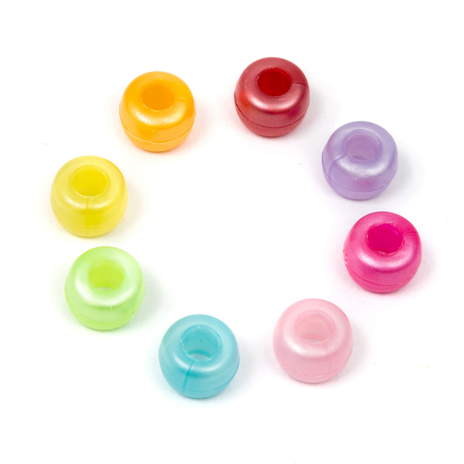 Pērlītes-Kongo, perlamutra krāsas, 550 gab. komplekts