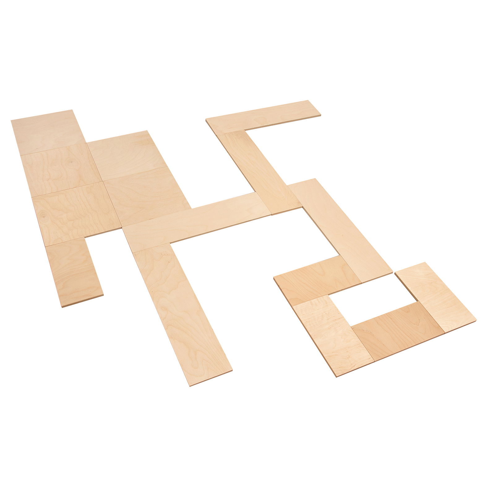 Riesenbausteine, 12,5 x 25 cm, 5er Set