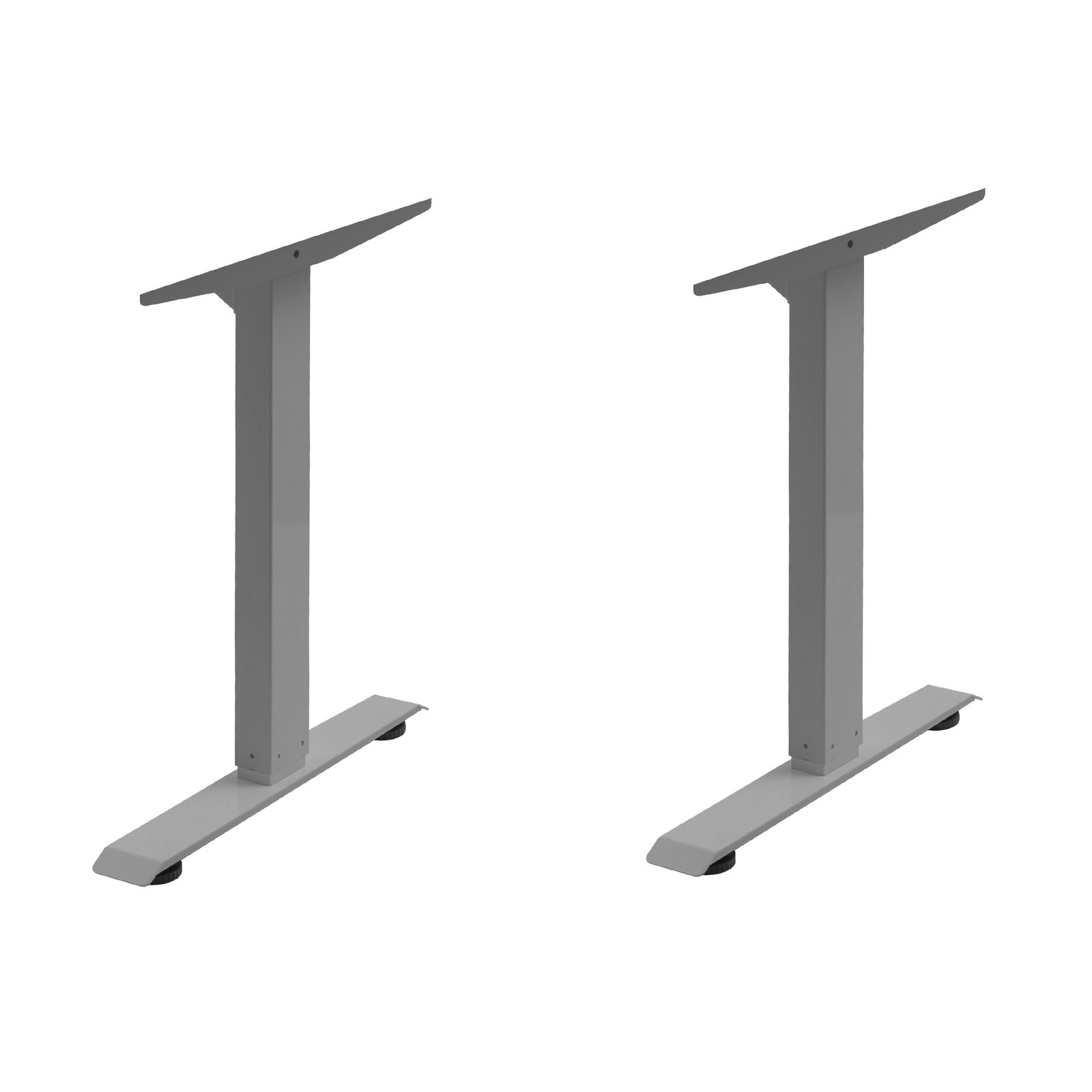 Elektrisch höhenverstellbares Tischgestell, grau