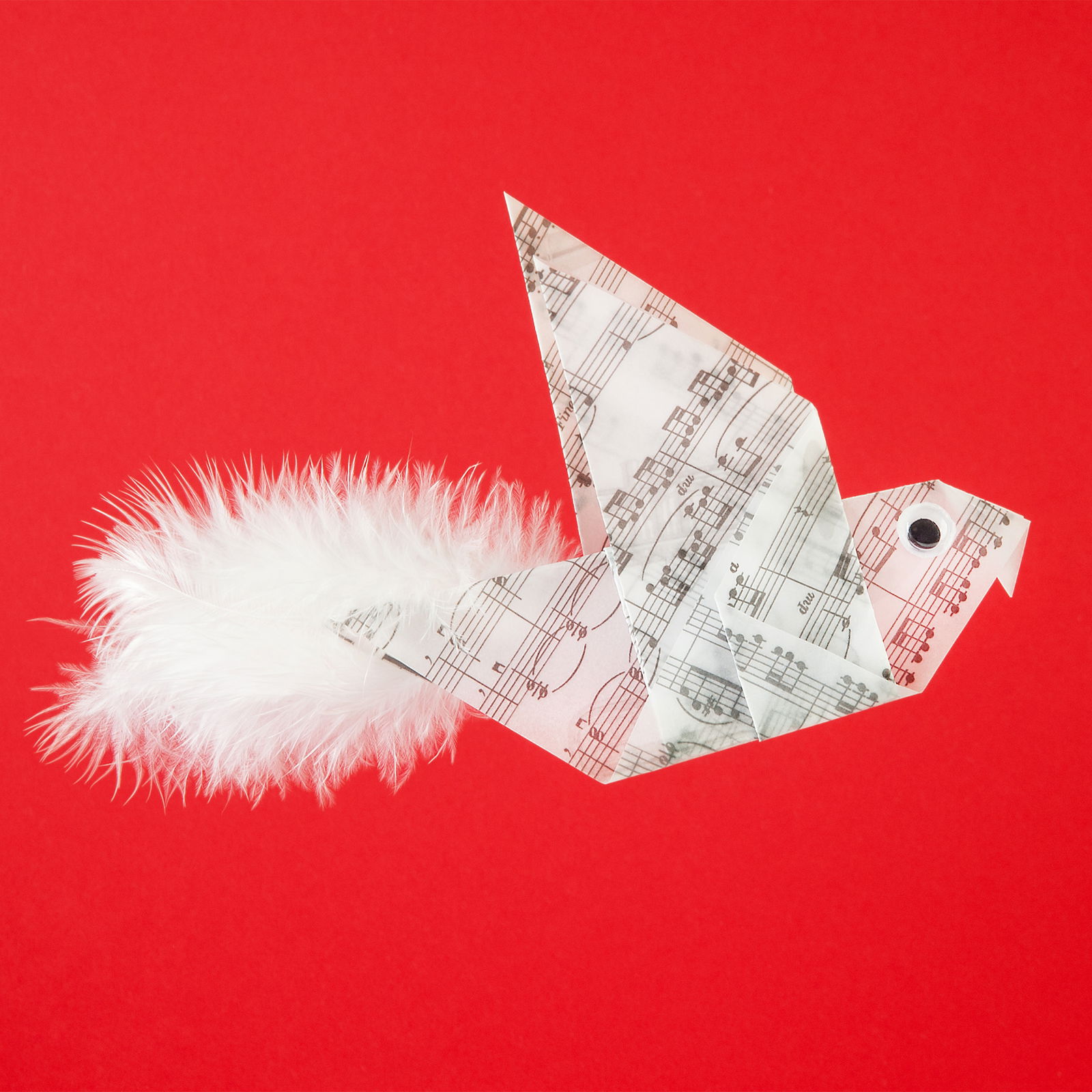 Origami czarne nuty, 20x20cm, 60 arkuszy Origami czarne nuty, 20x20cm, 60 arkuszy