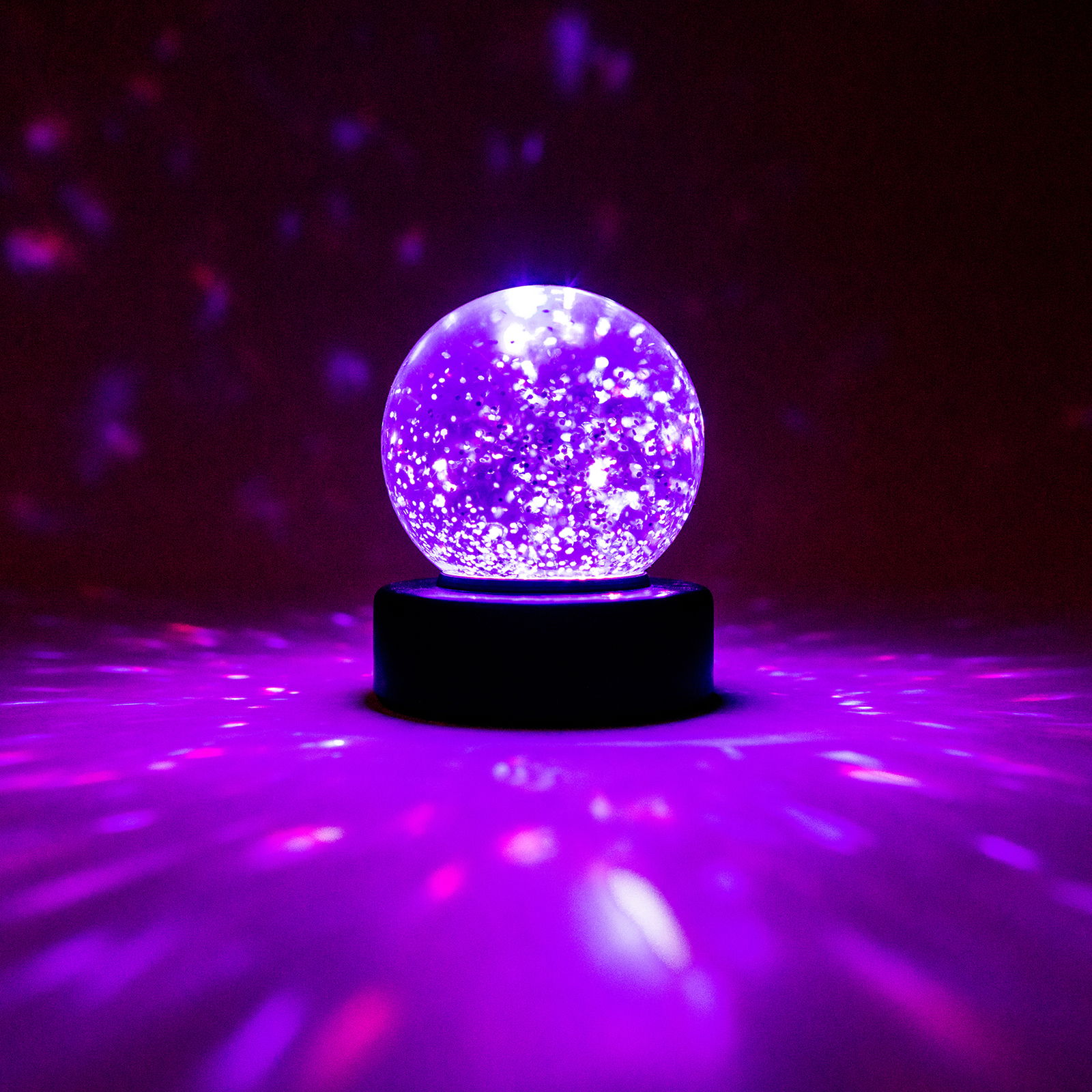 LED Zauber-Glitzerball